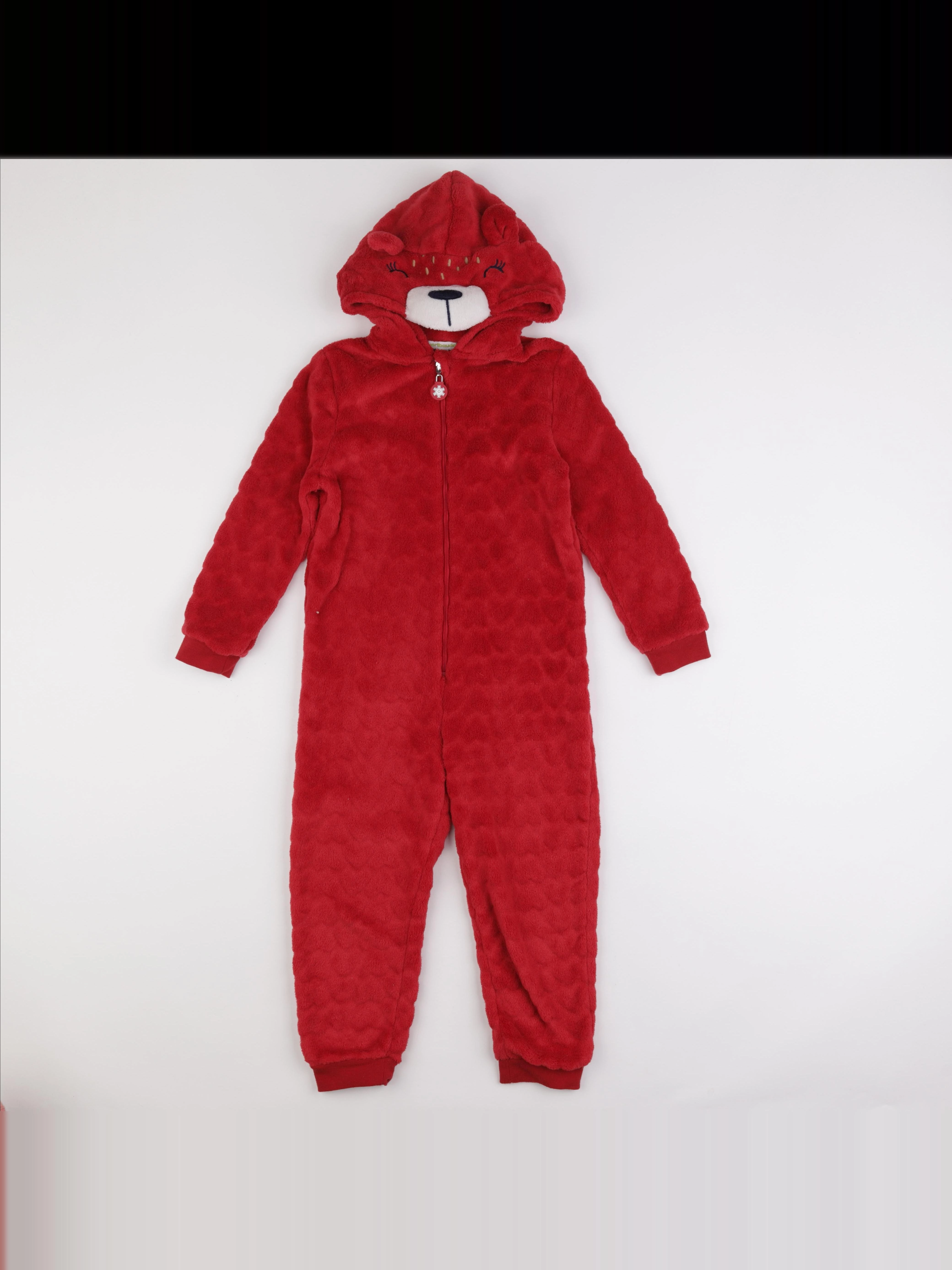 Vertbaudet - sur-pyjama rouge - 6 ans