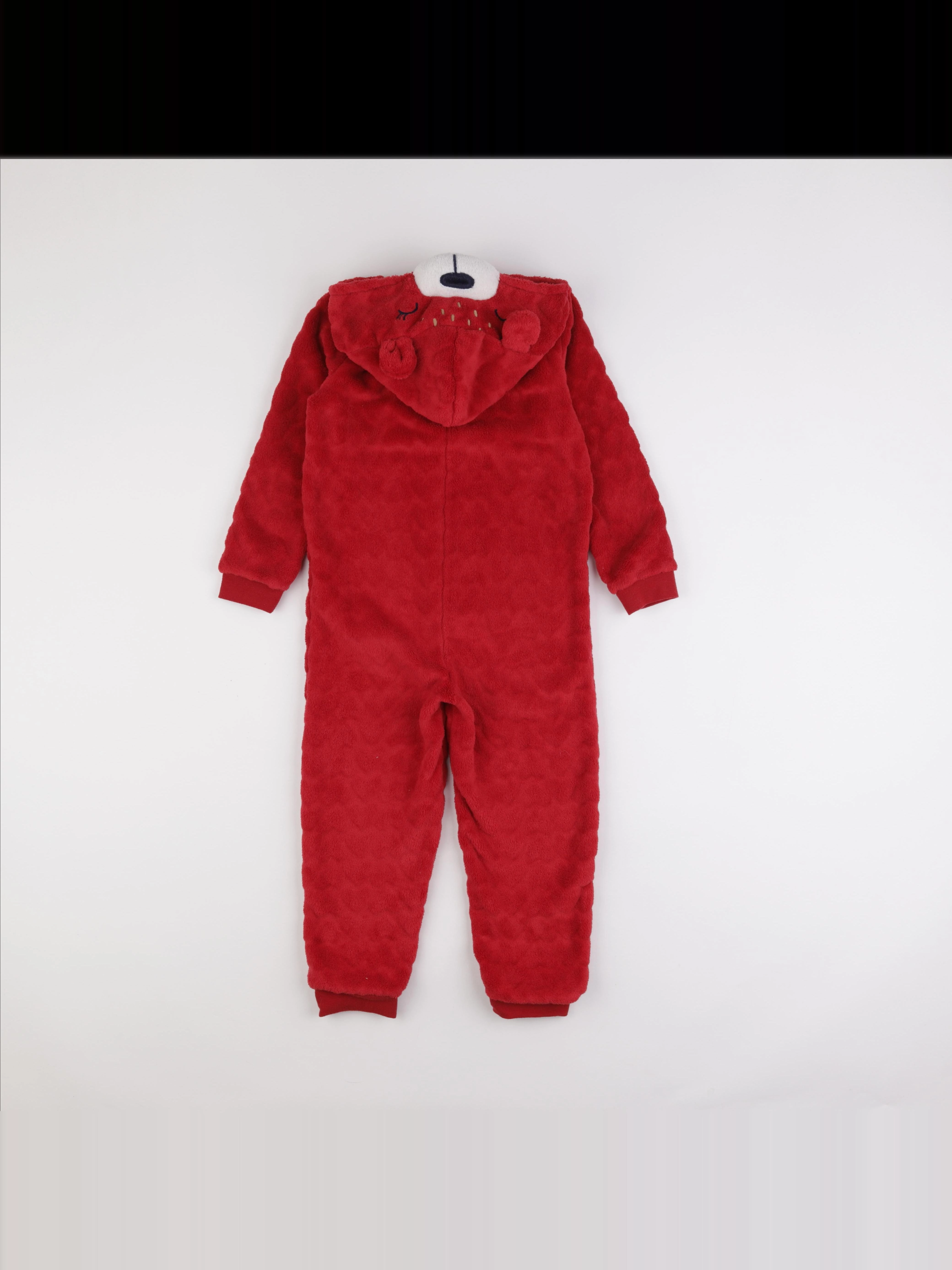 Vertbaudet - sur-pyjama rouge - 6 ans