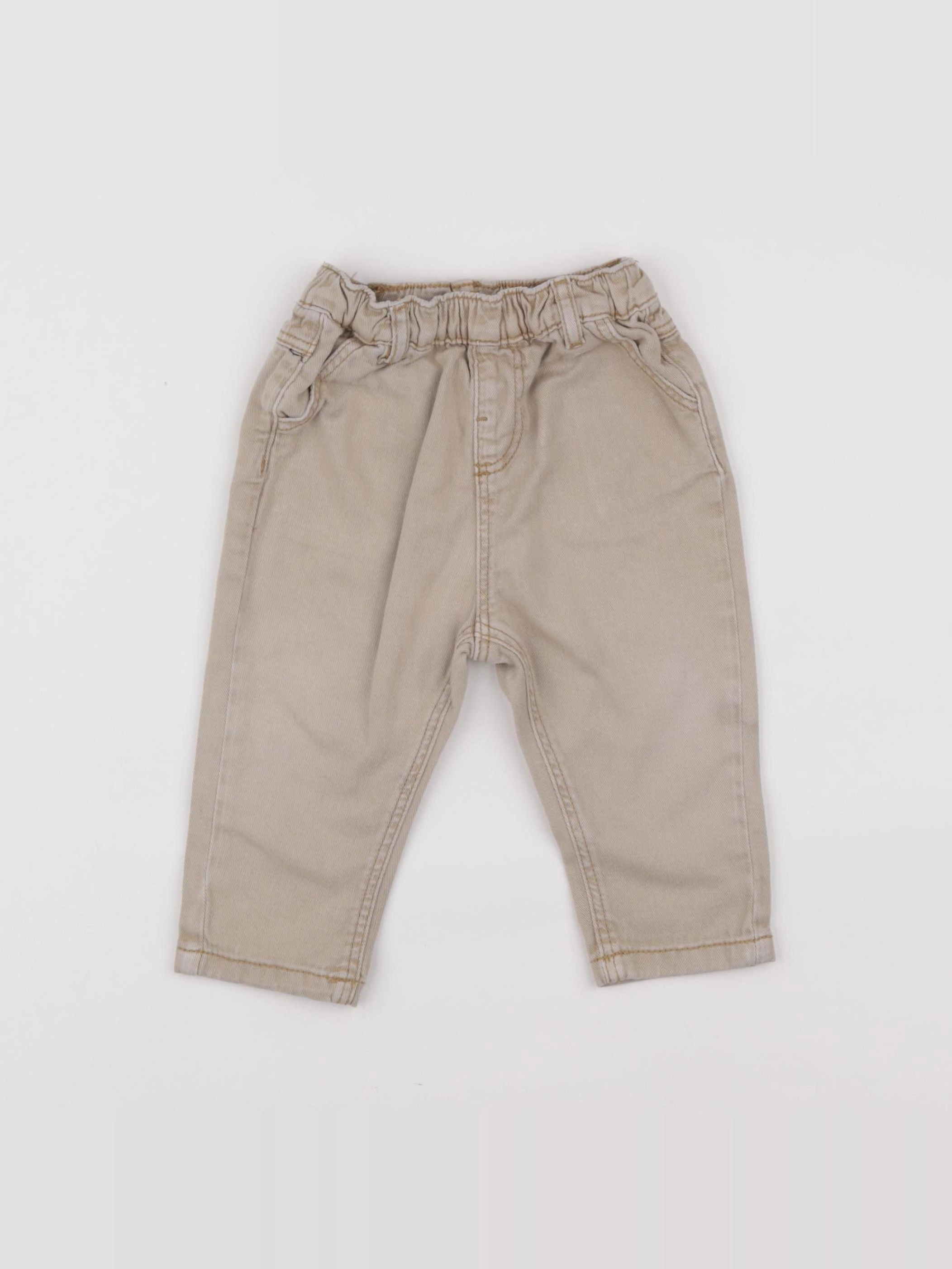 Tape à l'oeil - pantalon beige - 12 mois
