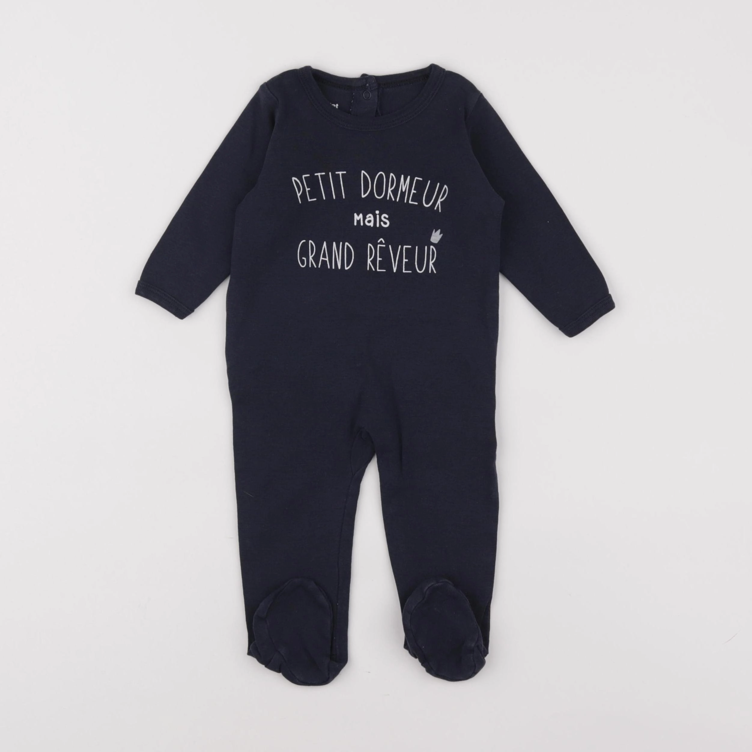 Vertbaudet - pyjama bleu - 6 mois