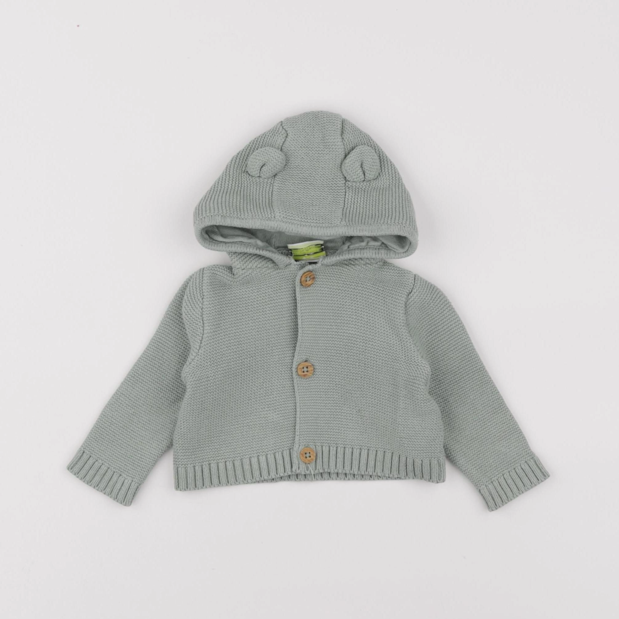 Tape à l'oeil - gilet vert - 1 mois