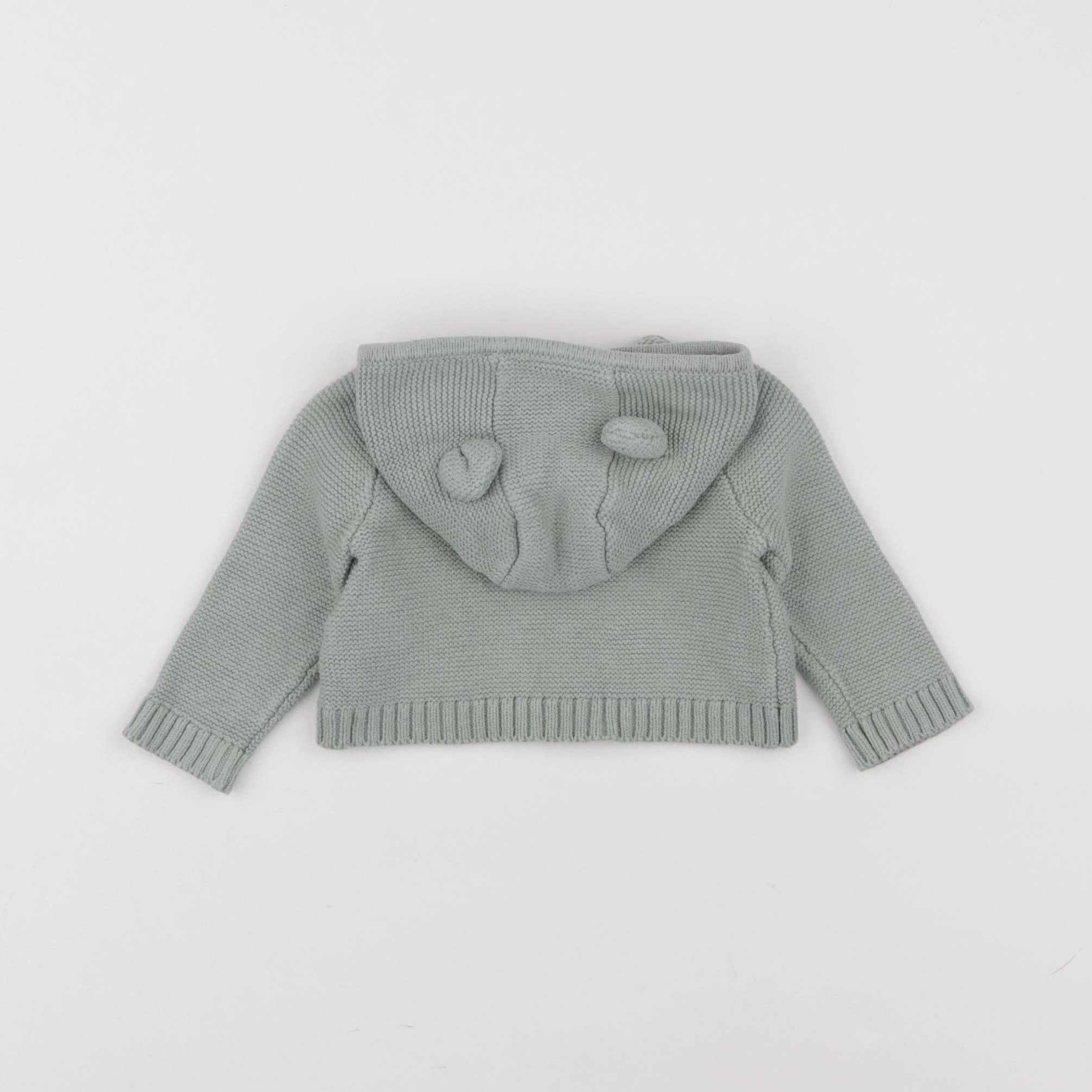 Tape à l'oeil - gilet vert - 1 mois