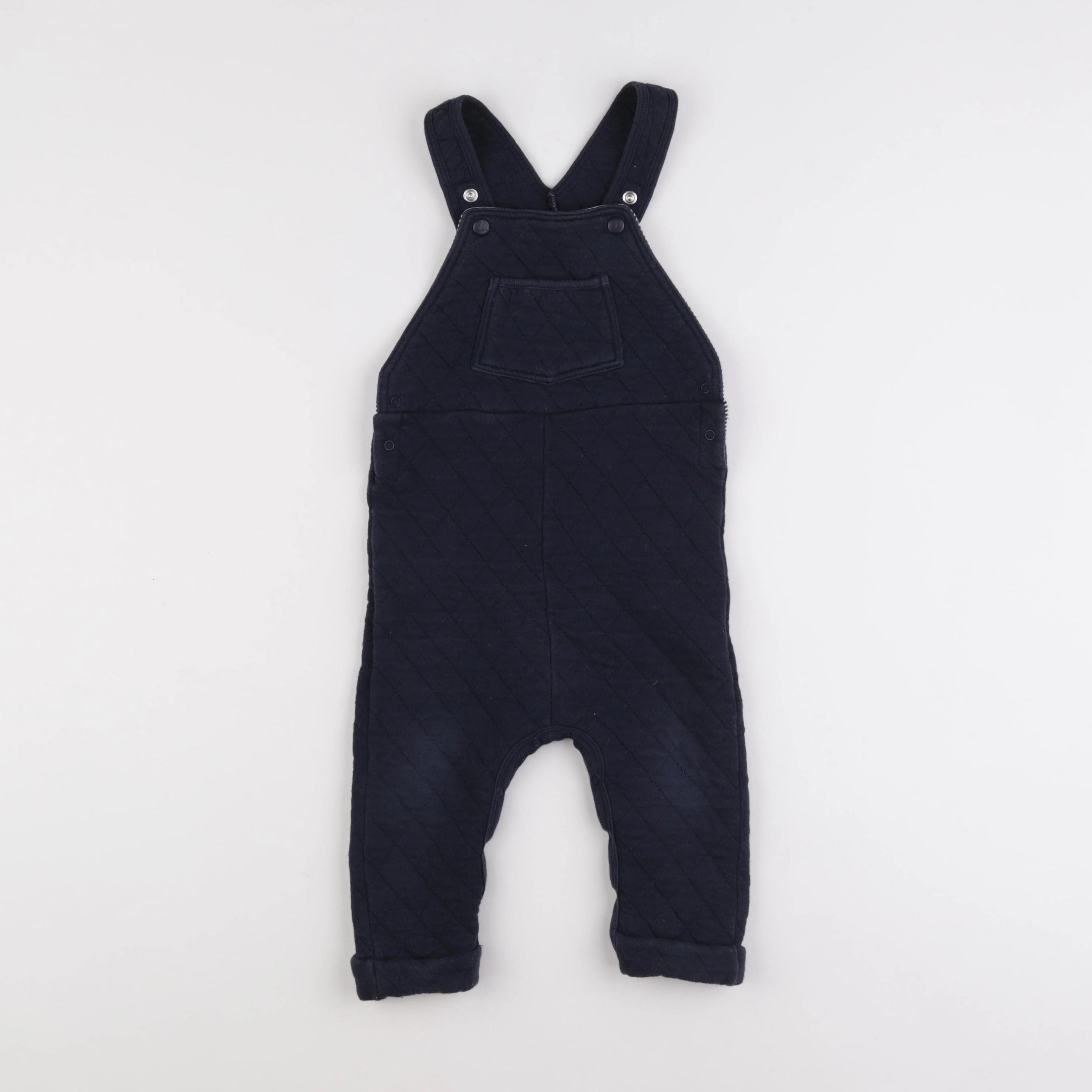 Petit Bateau - salopette bleu - 18 mois