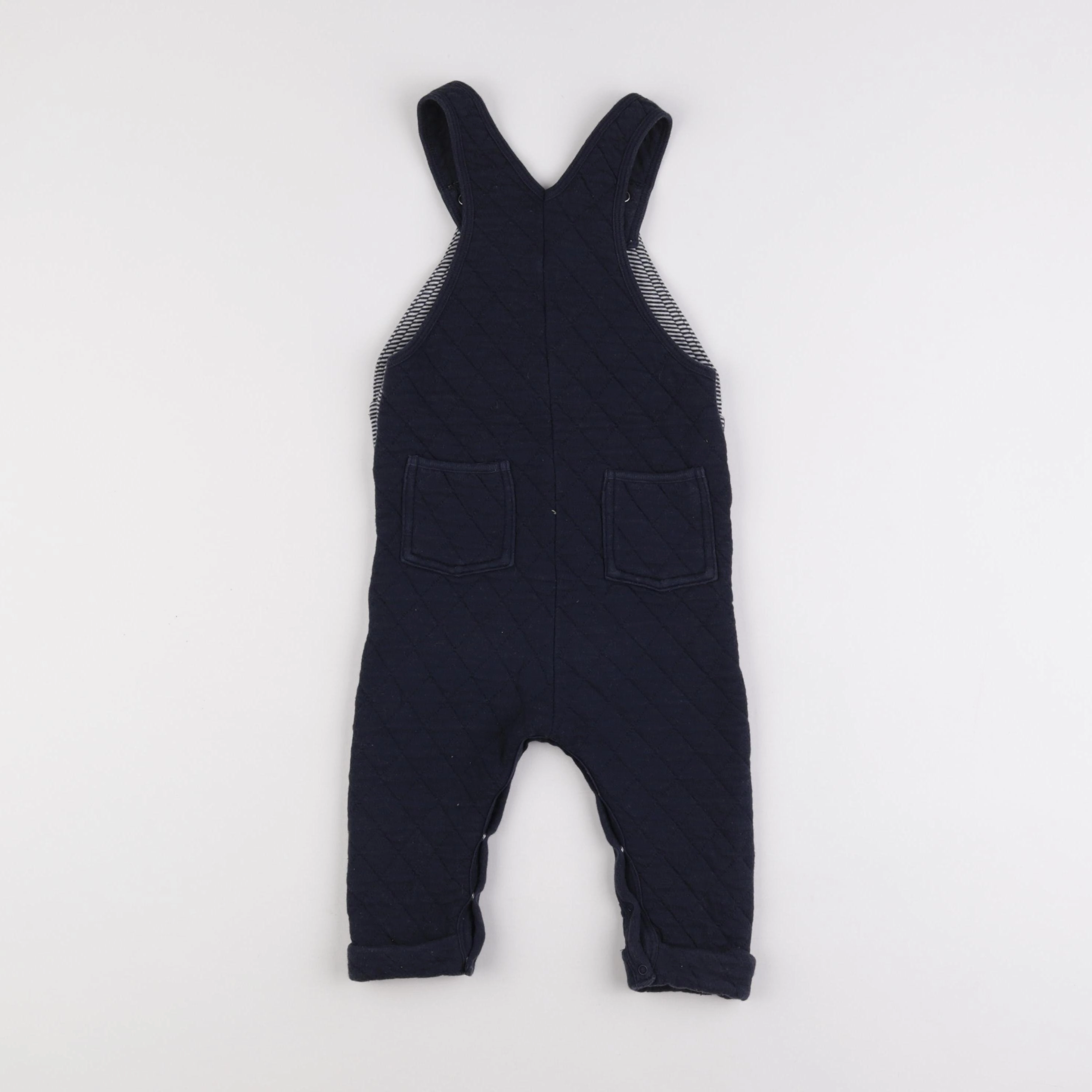 Petit Bateau - salopette bleu - 18 mois
