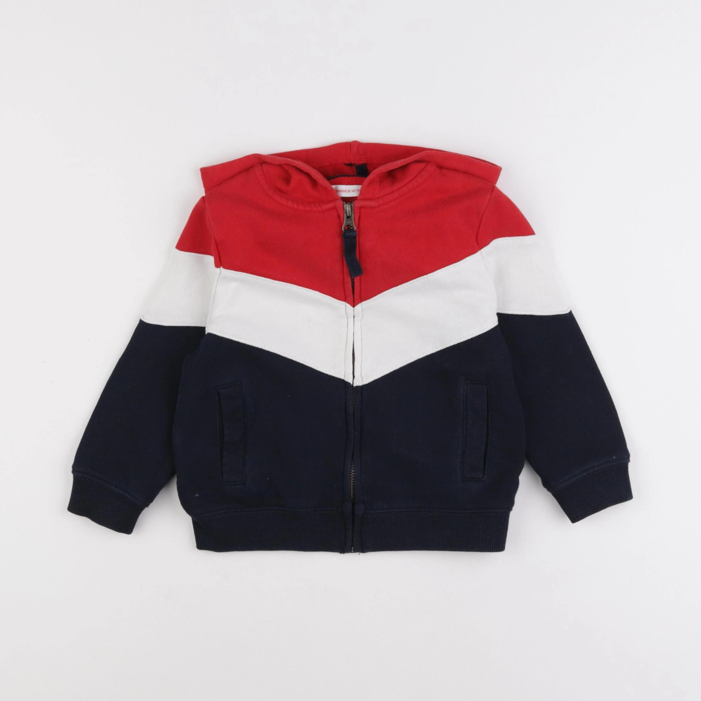 Monoprix - sweat rouge - 3 ans