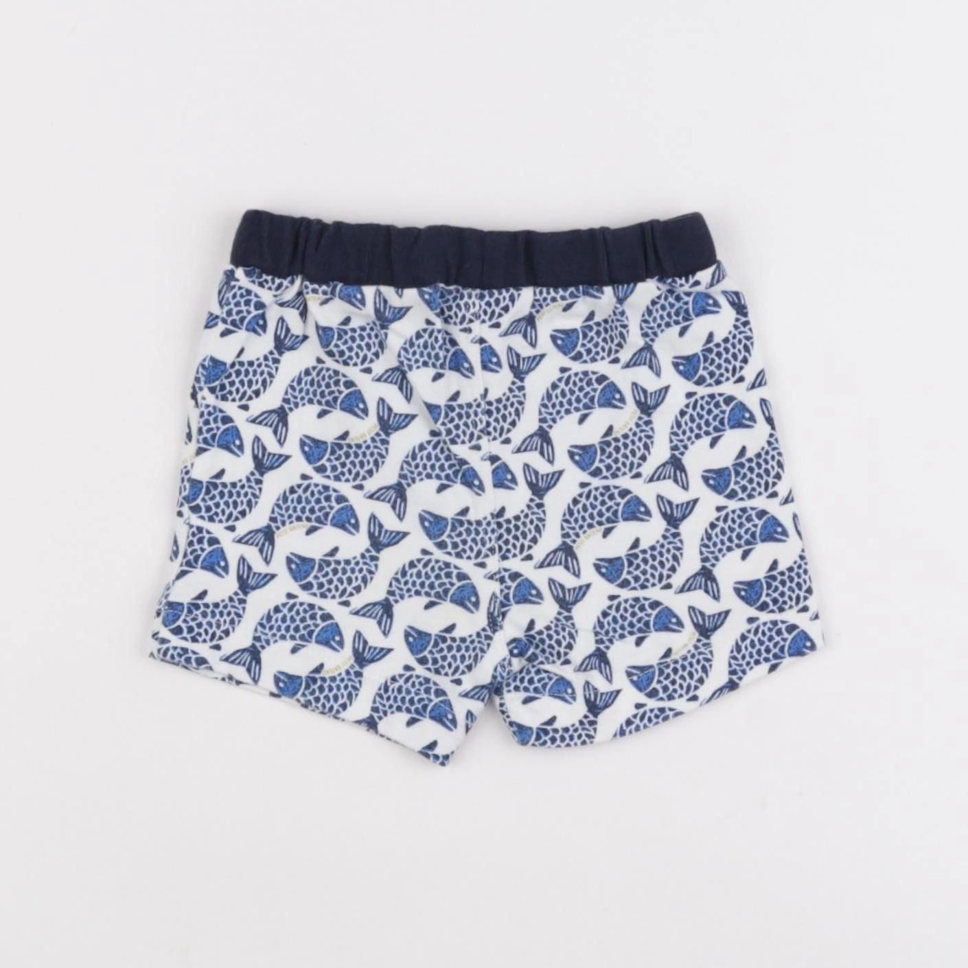 Petit Bateau - short blanc - 12 mois