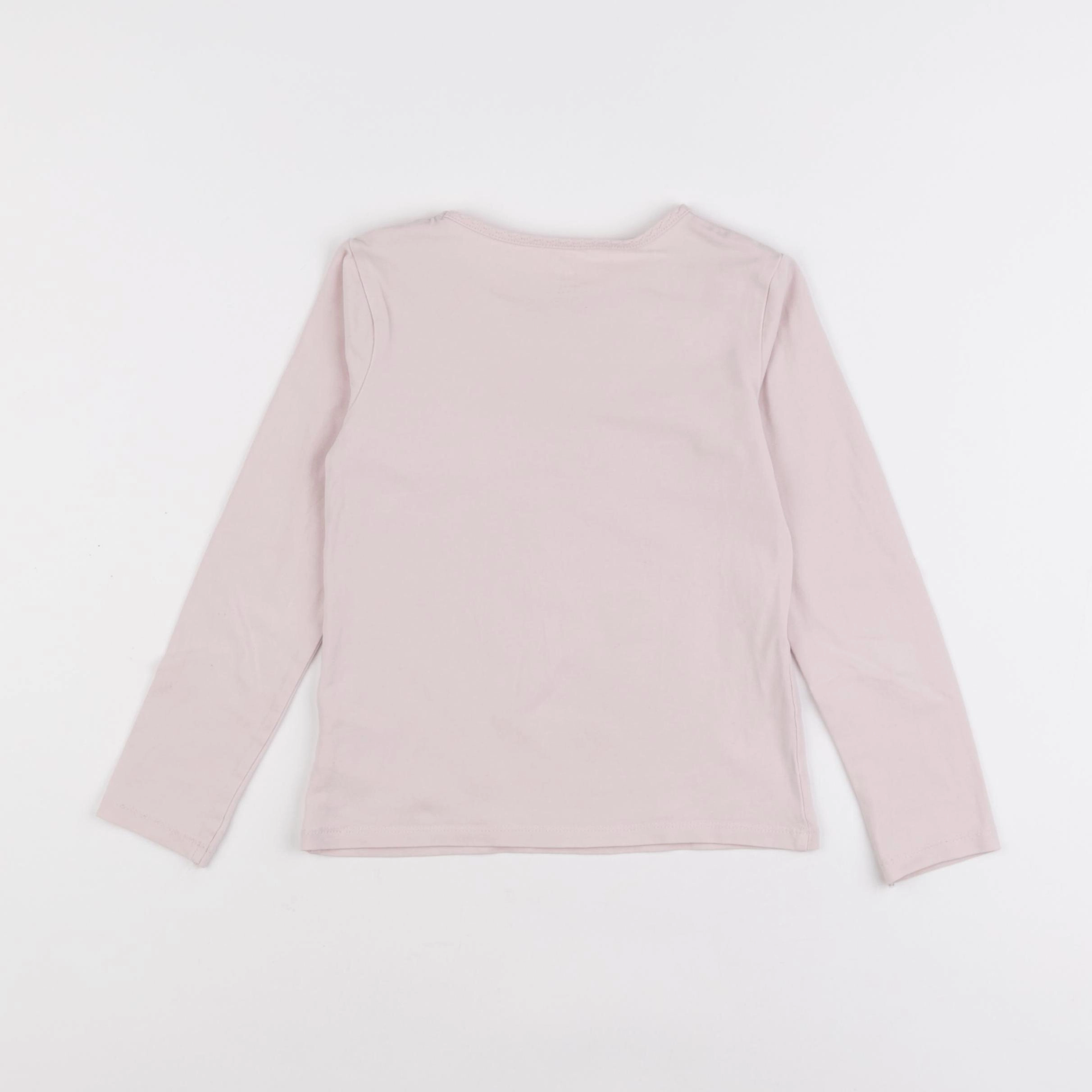 H&M - maillot de corps rose - 7/8 ans