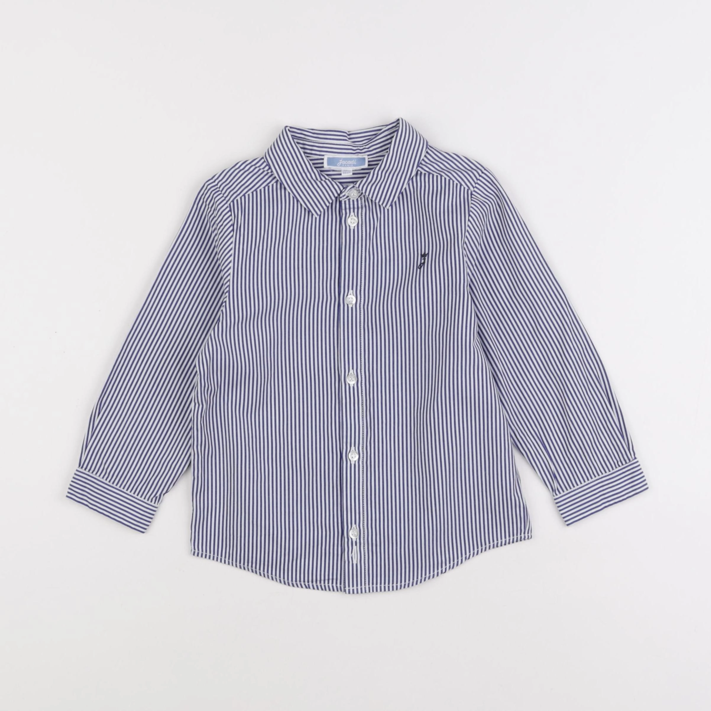 Jacadi - chemise blanc, bleu - 36 mois