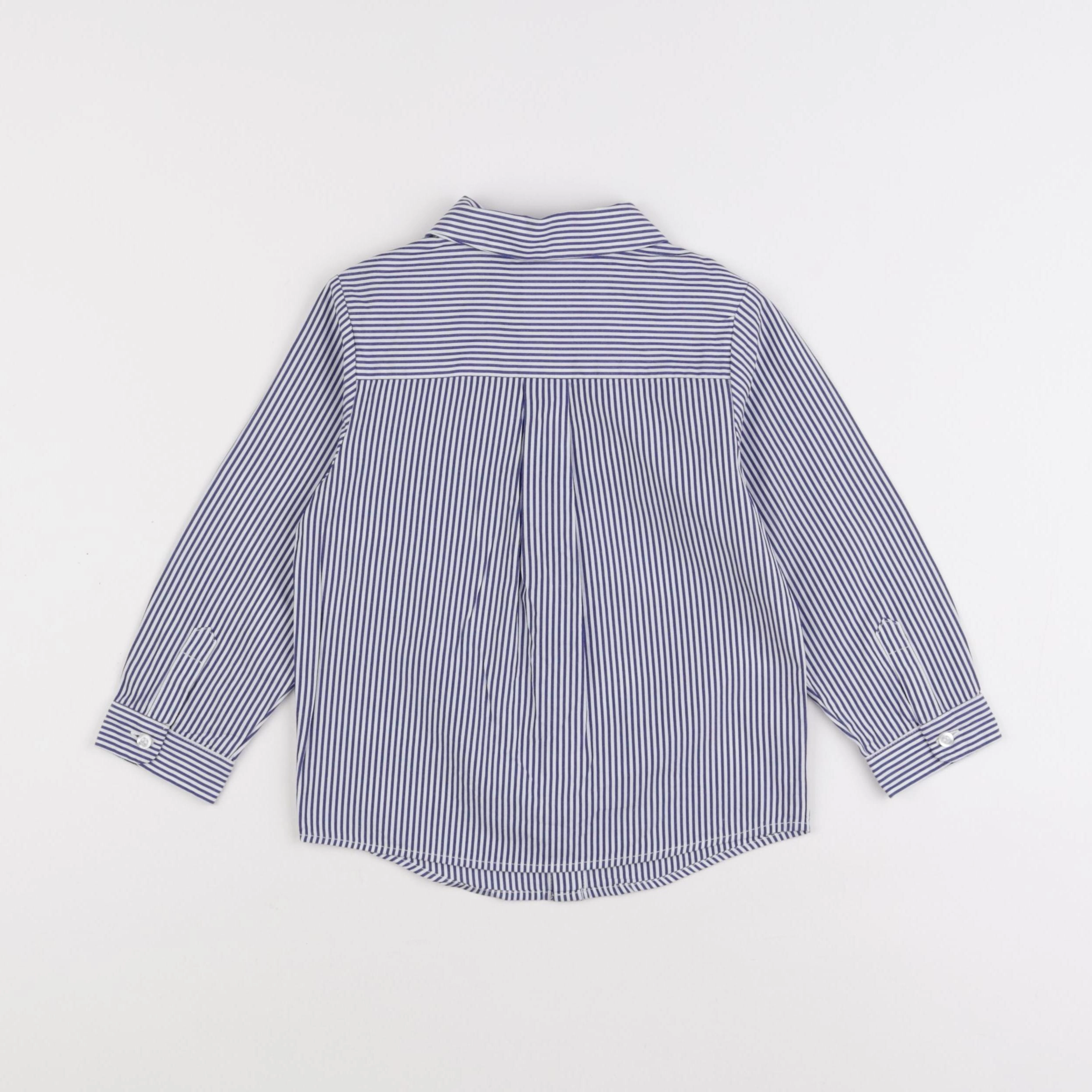 Jacadi - chemise blanc, bleu - 36 mois