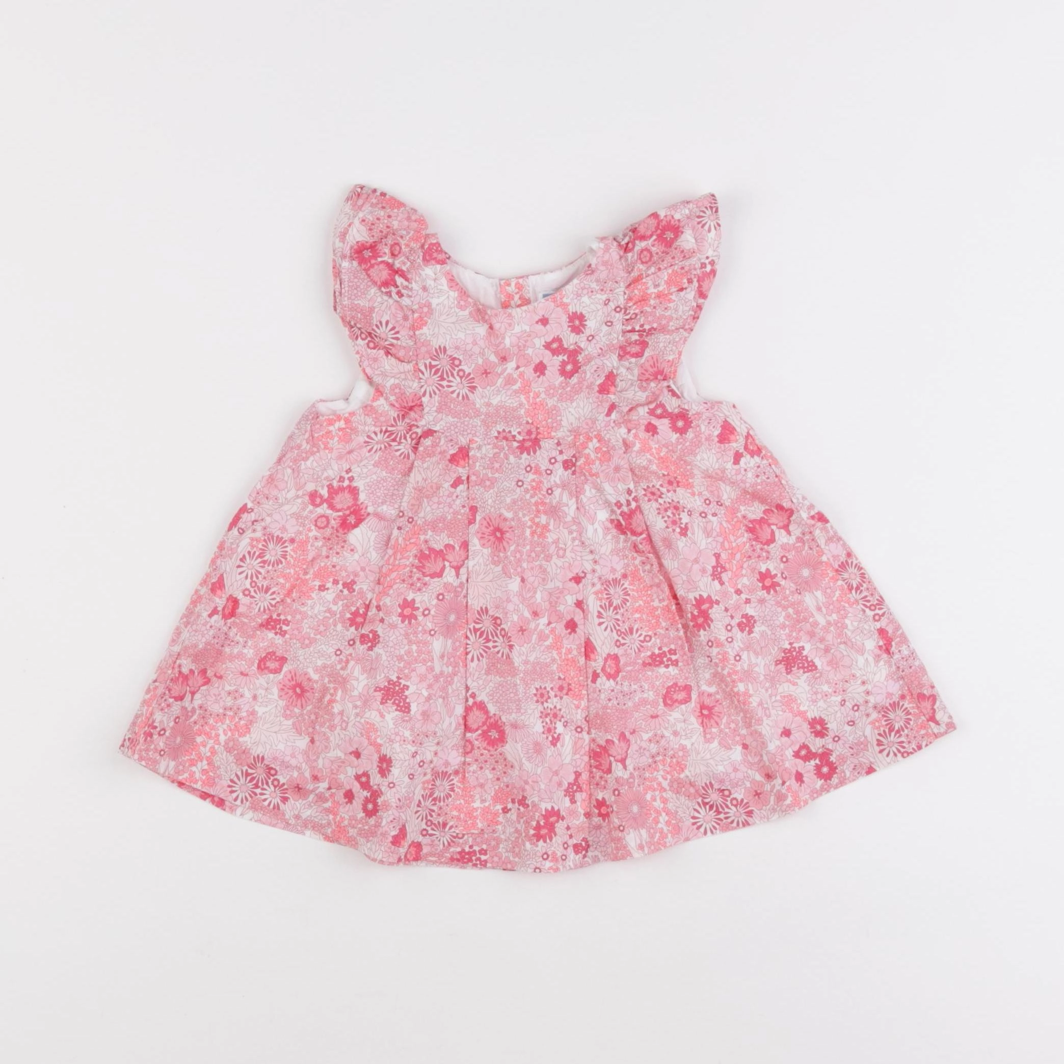 Jacadi - robe liberty rose - 6 mois