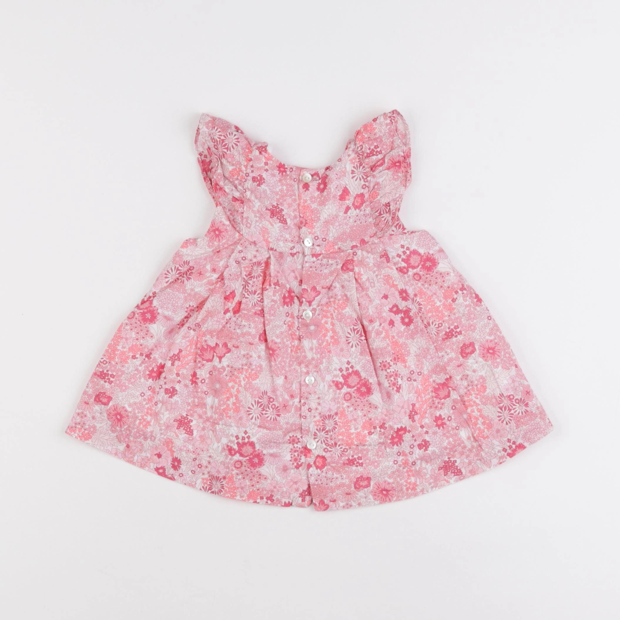 Jacadi - robe liberty rose - 6 mois