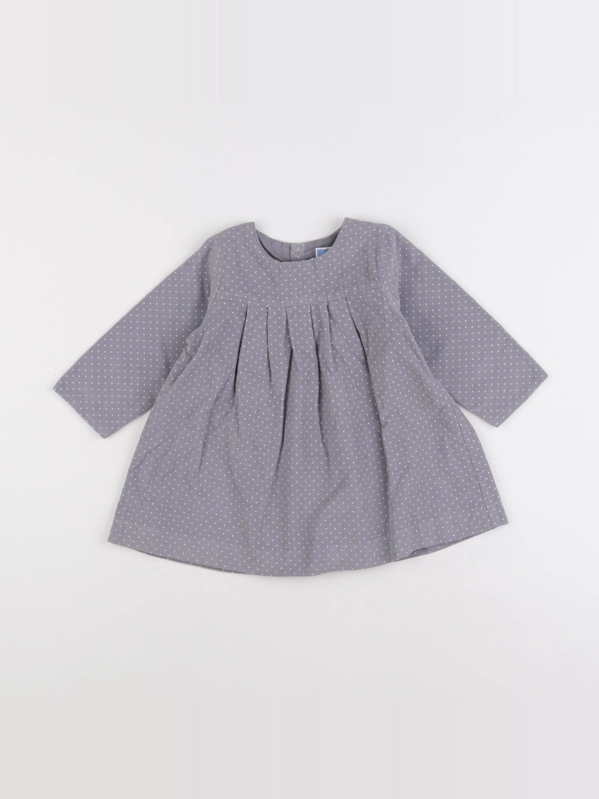 Jacadi - robe gris - 12 mois