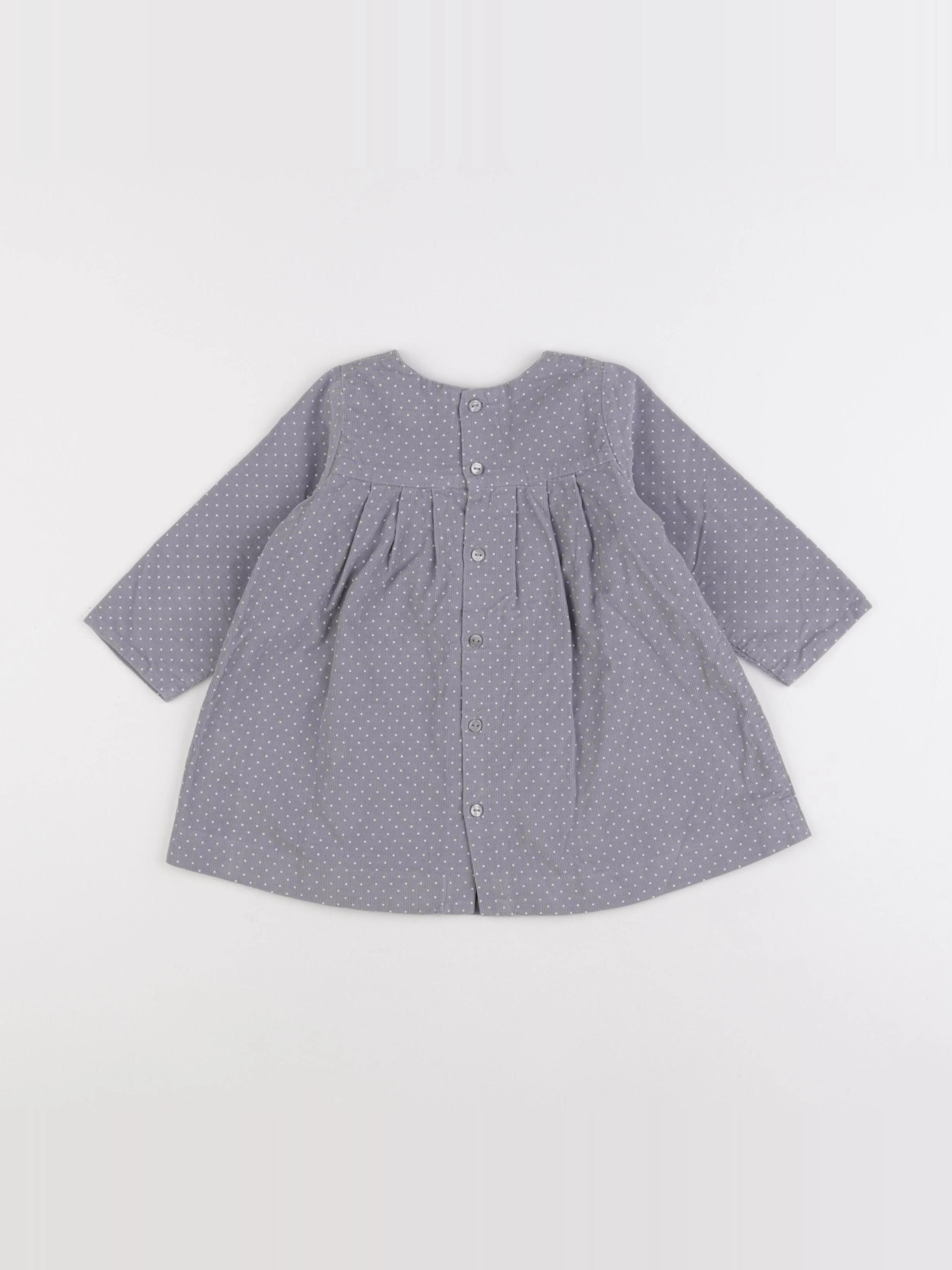 Jacadi - robe gris - 12 mois