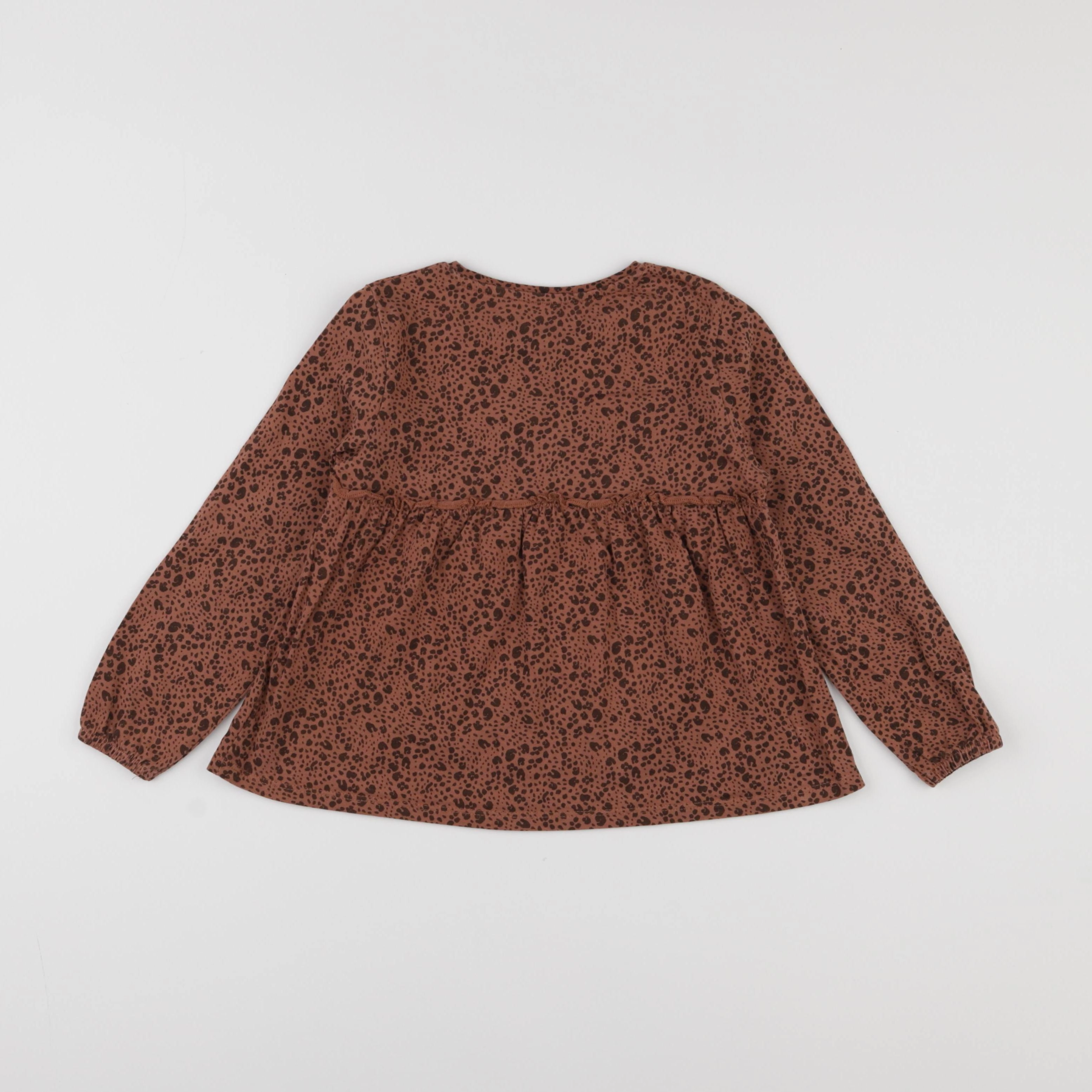 Vertbaudet - tee-shirt marron - 5 ans