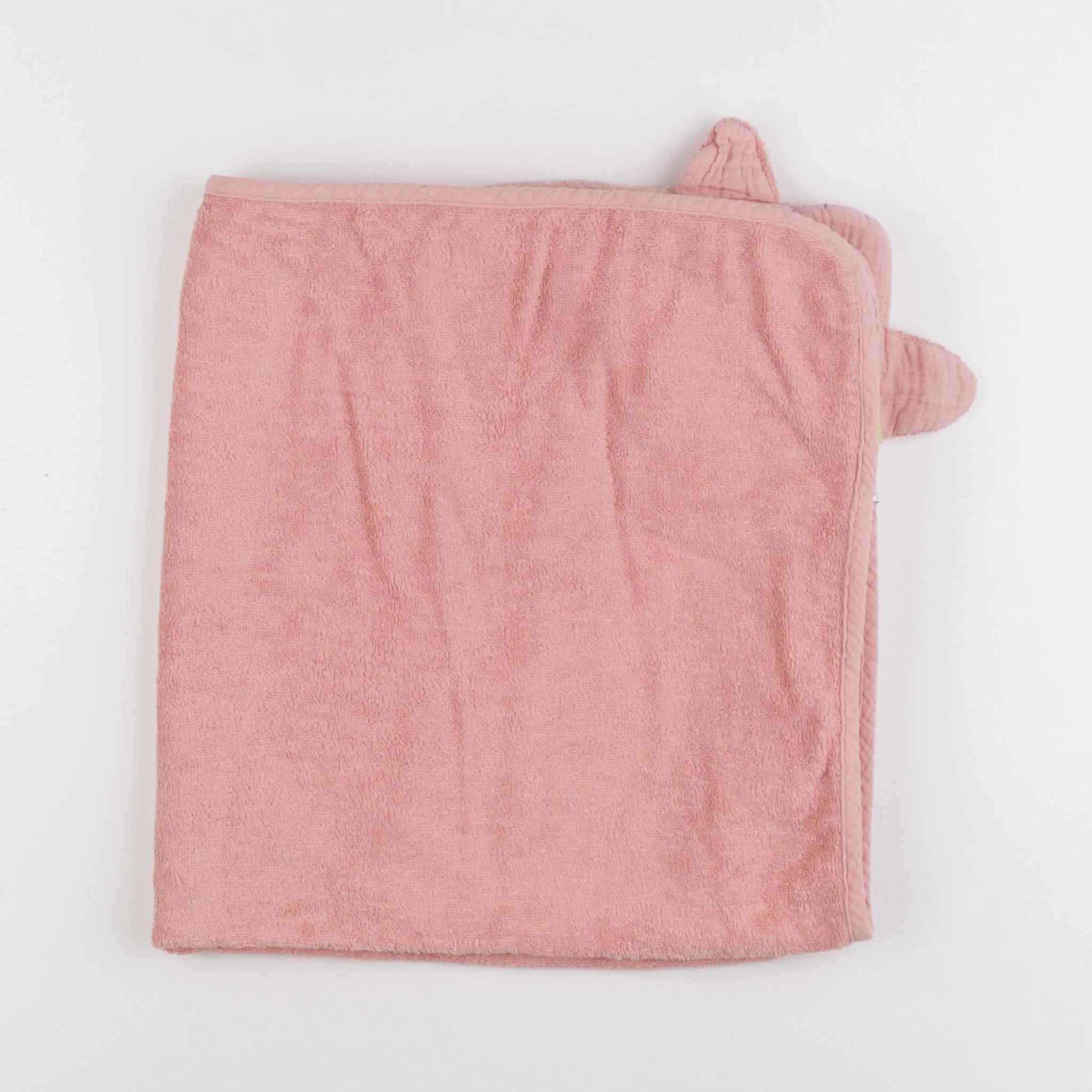 Vertbaudet - cape de bain rose - 0/24 mois