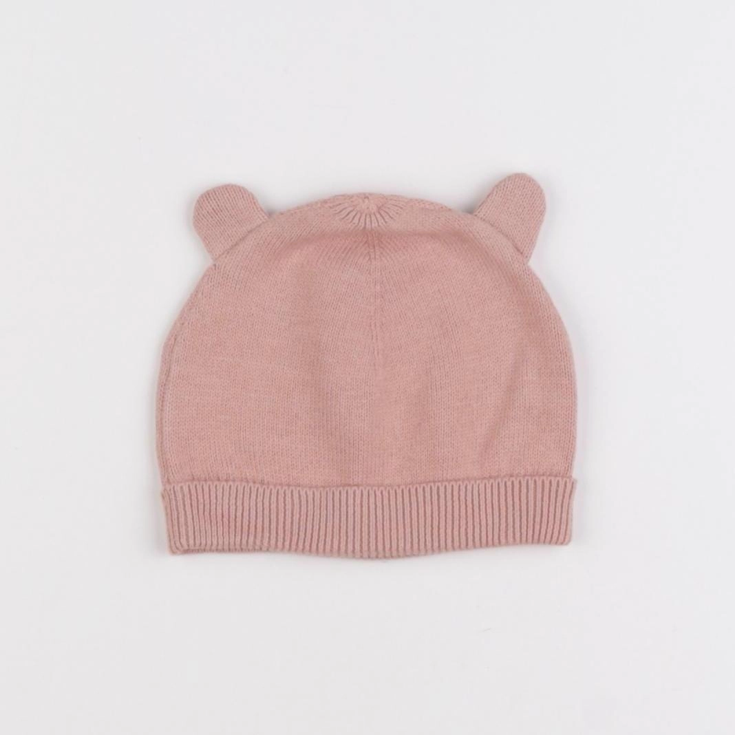 Vertbaudet - bonnet rose - 12 mois