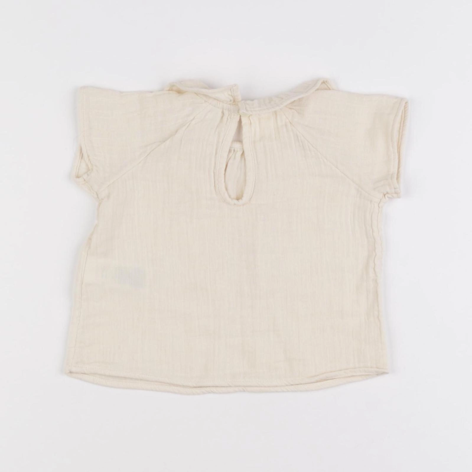 Petit Bateau - blouse beige - 3 mois
