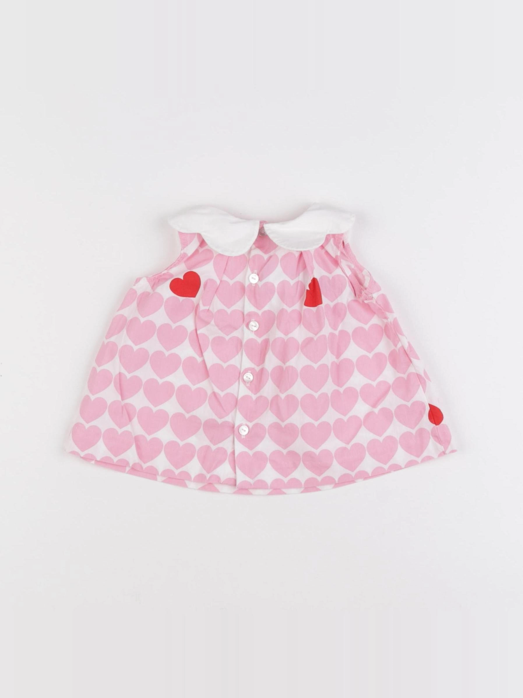 Jacadi - blouse rose - 6 mois