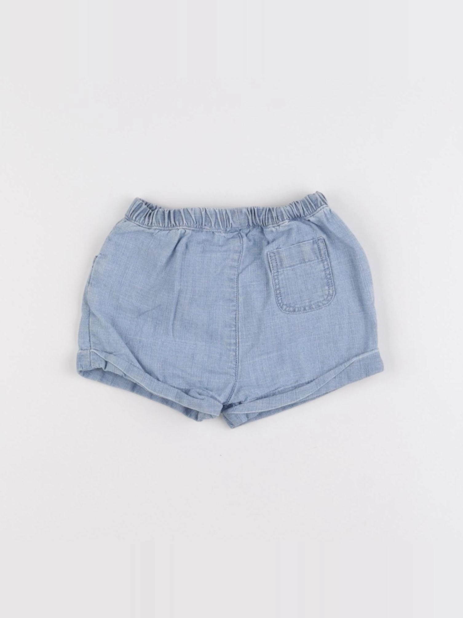 Mango - short bleu - 3/6 mois