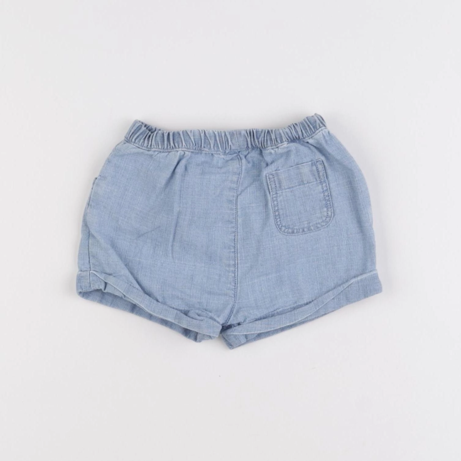 Mango - short bleu - 3/6 mois