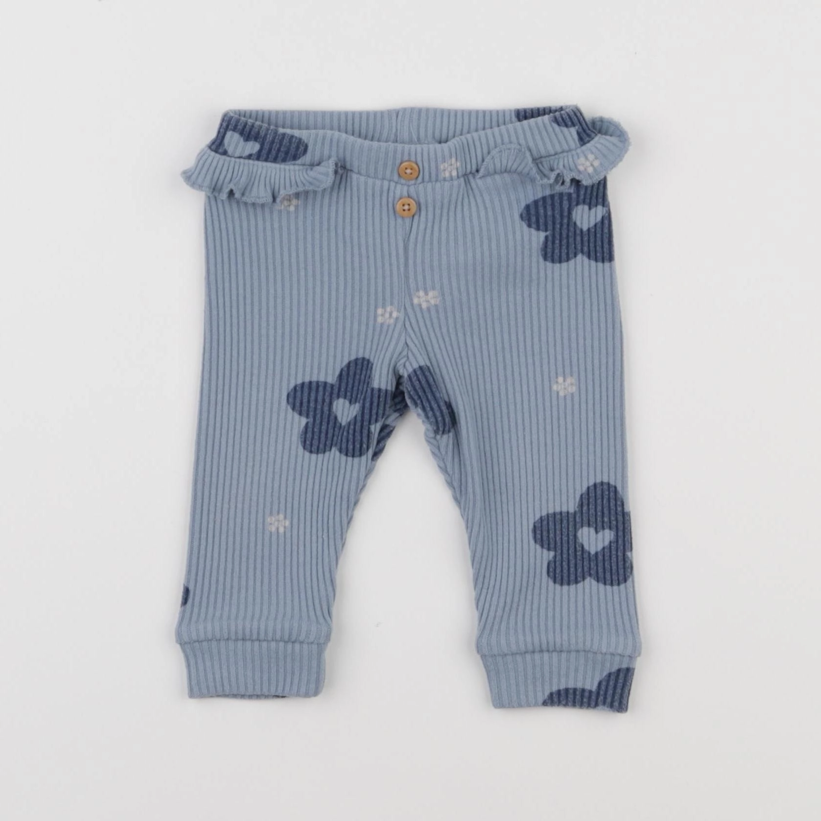 Tape à l'oeil - legging bleu - 6 mois