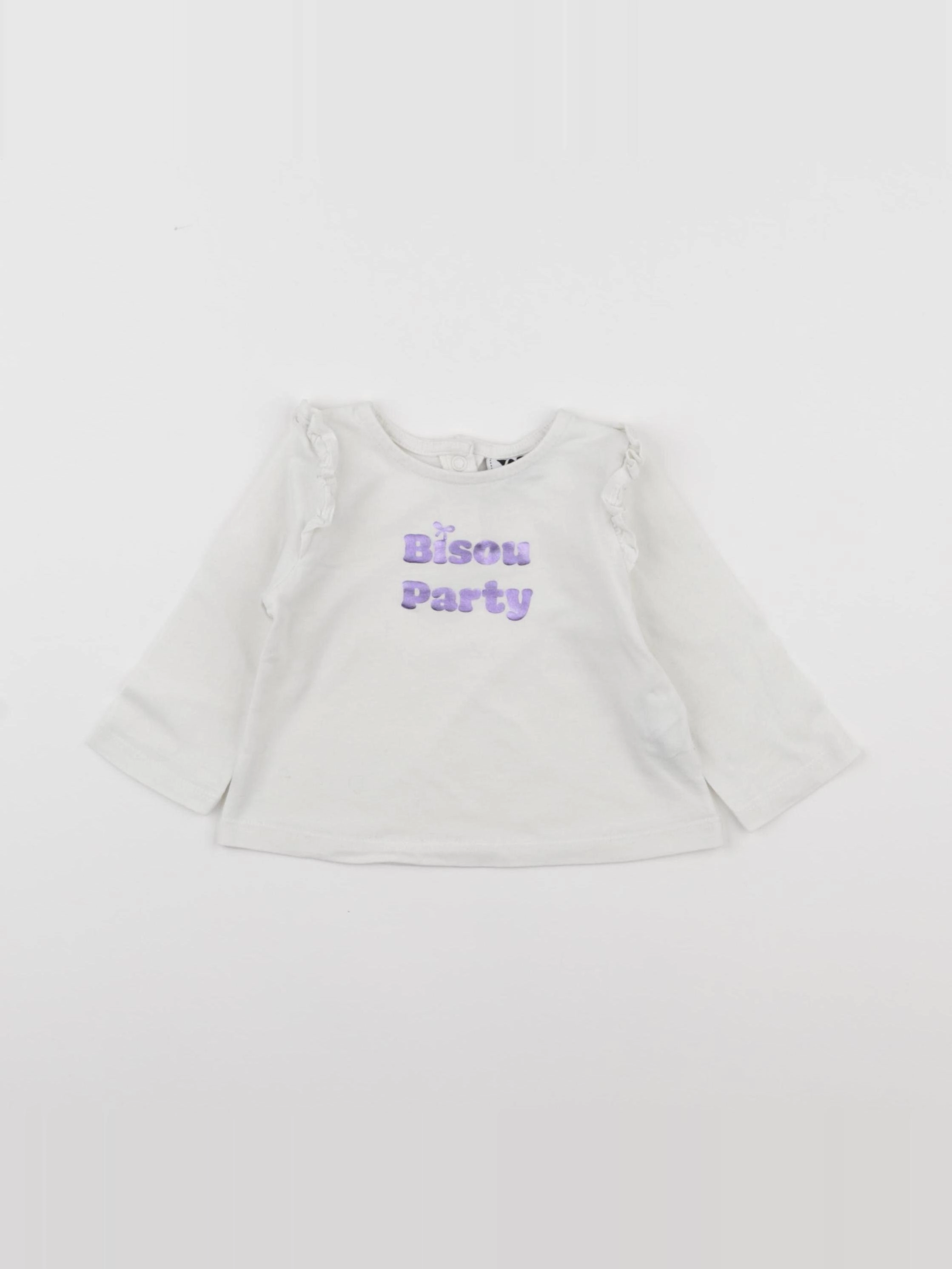 Tape à l'oeil - tee-shirt blanc - 9 mois