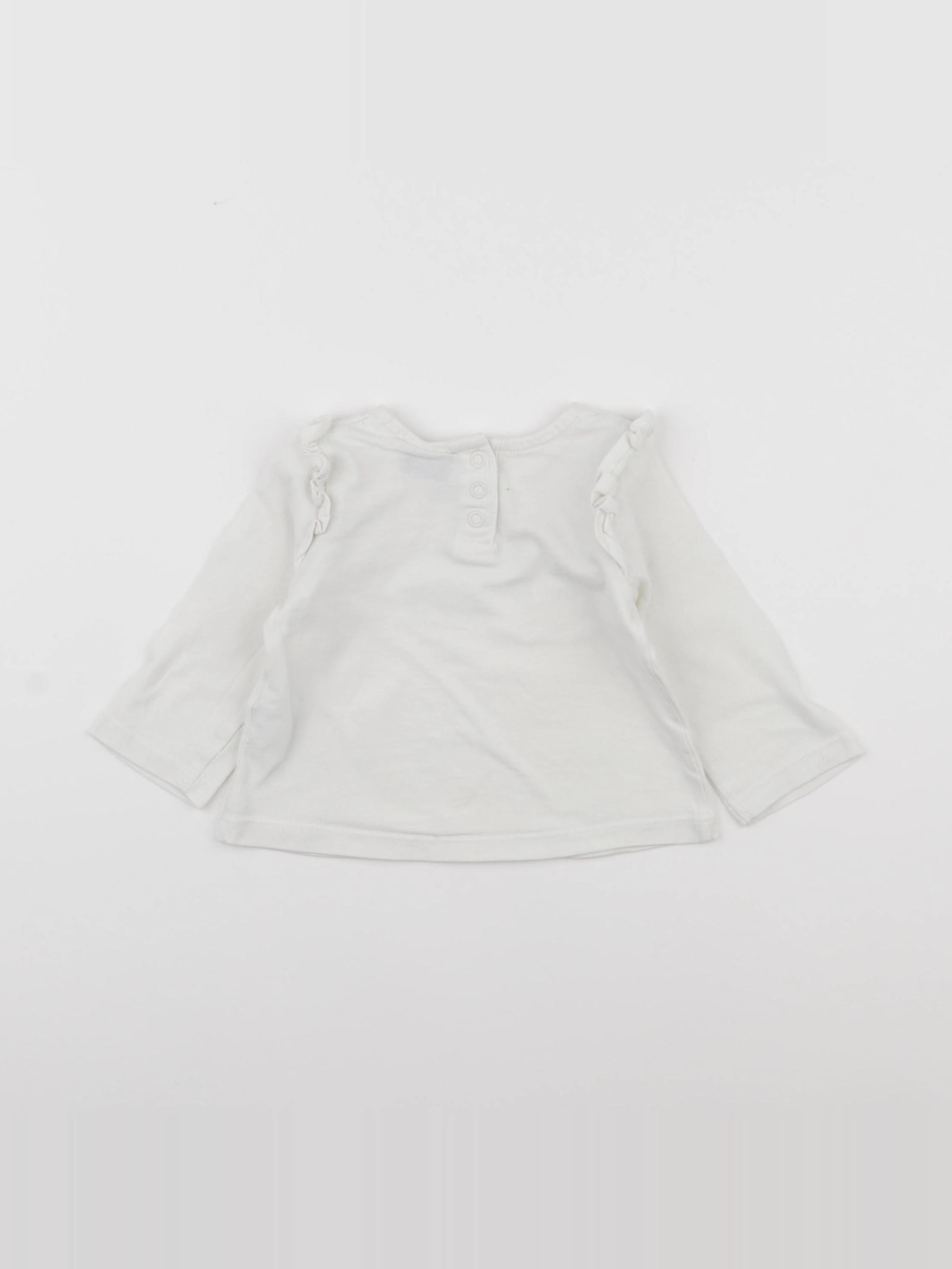 Tape à l'oeil - tee-shirt blanc - 9 mois