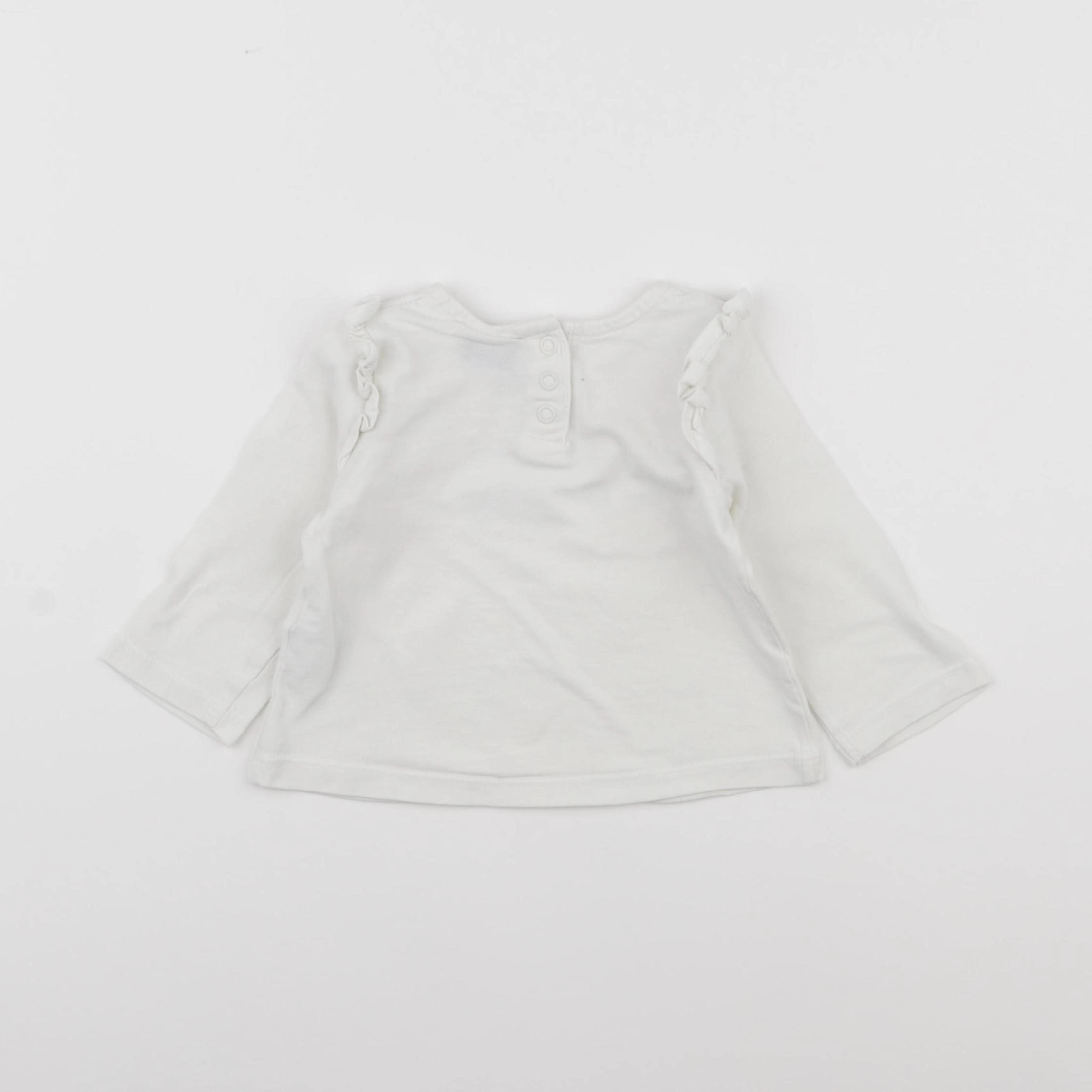 Tape à l'oeil - tee-shirt blanc - 9 mois