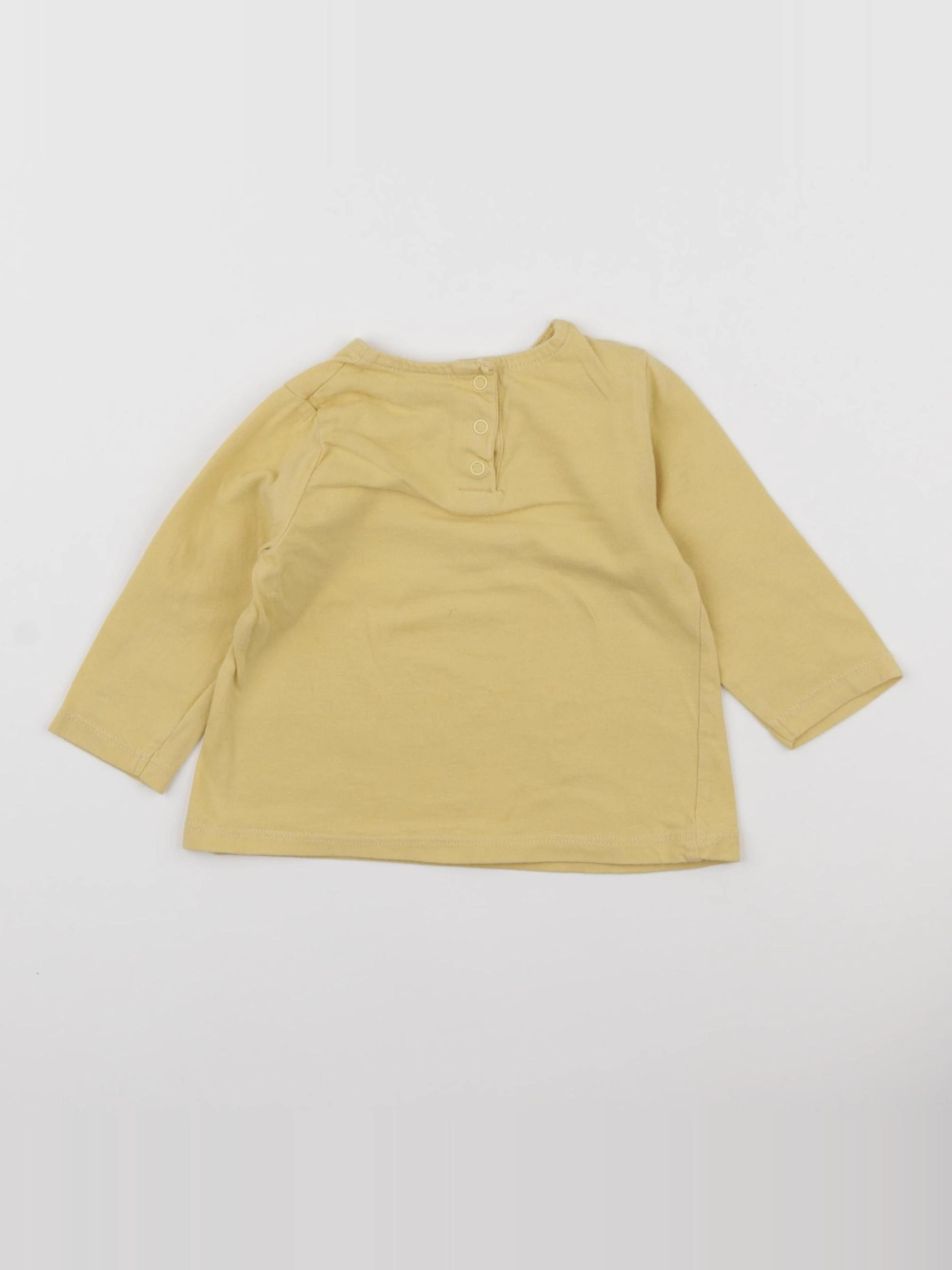 Tape à l'oeil - tee-shirt jaune - 6 mois