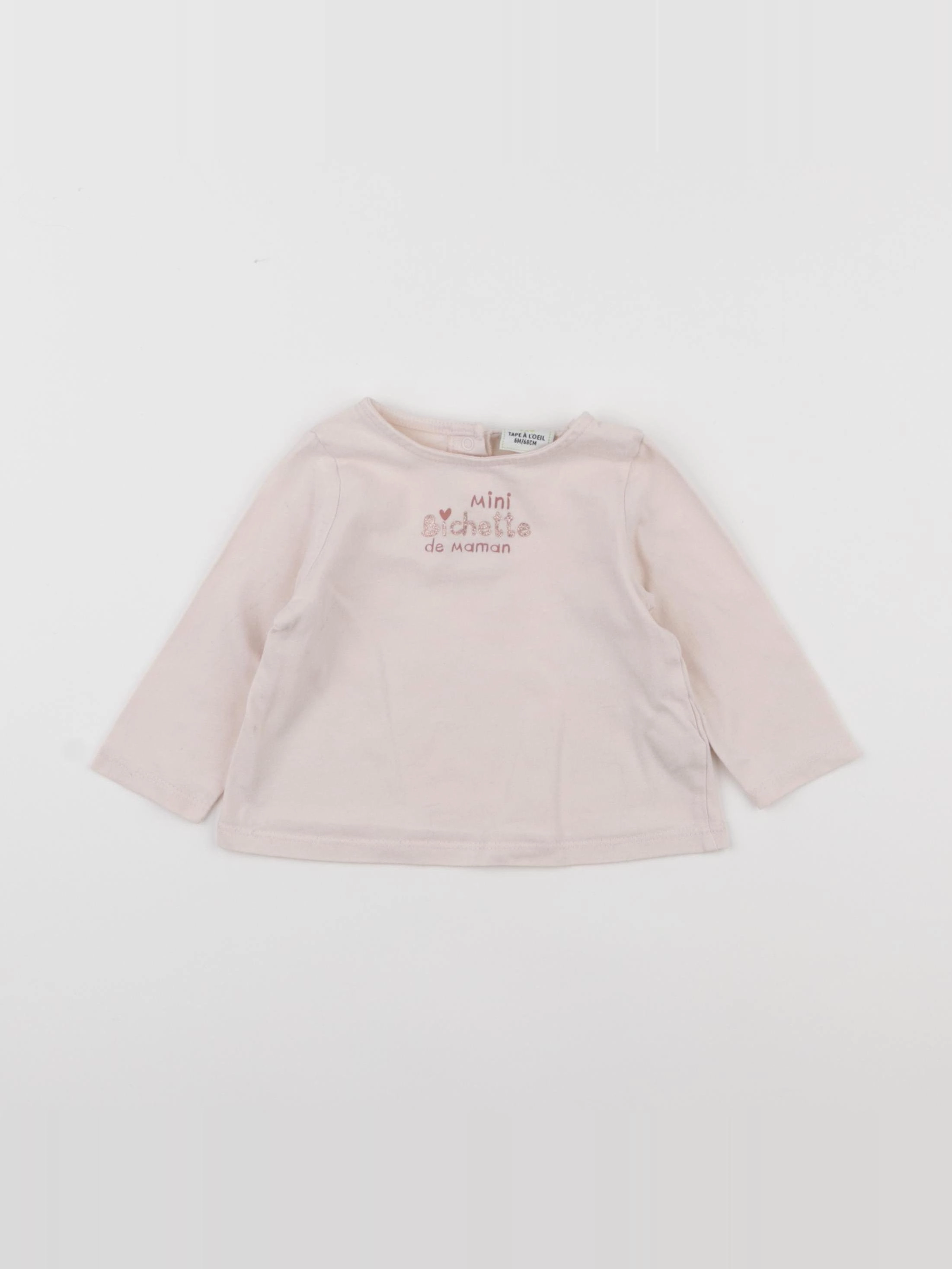 Tape à l'oeil - tee-shirt rose - 6 mois