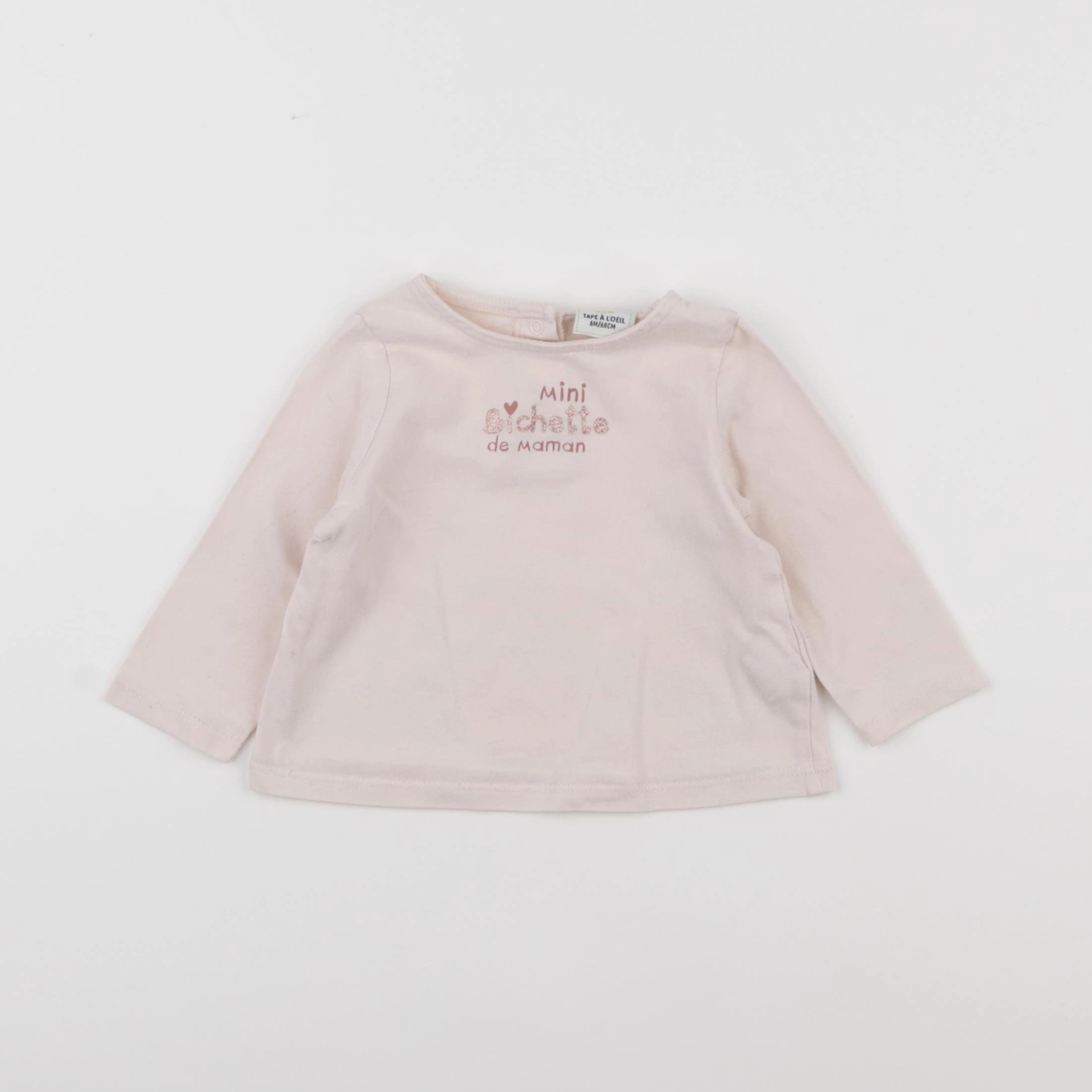 Tape à l'oeil - tee-shirt rose - 6 mois