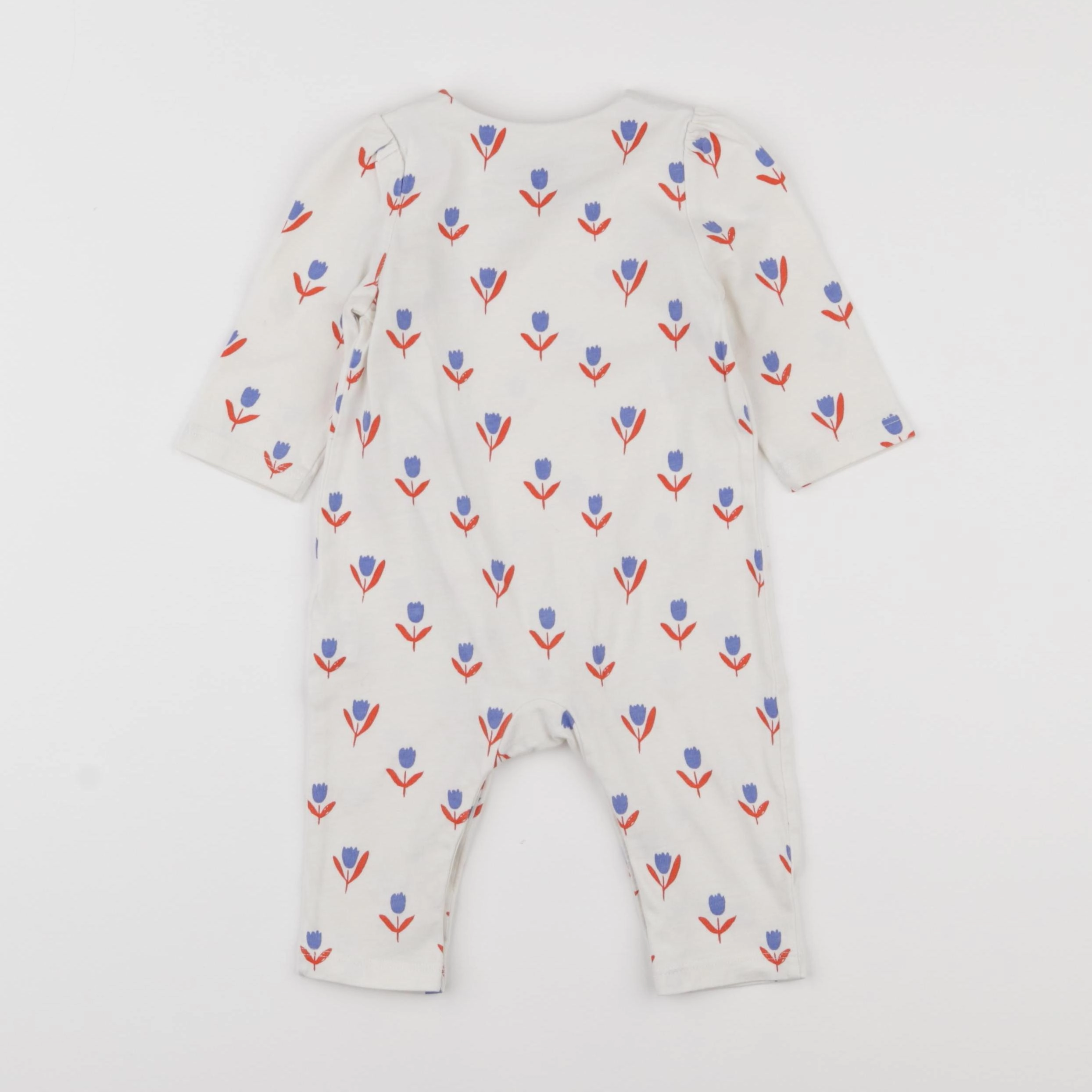 Tape à l'oeil - pyjama coton beige - 6 mois