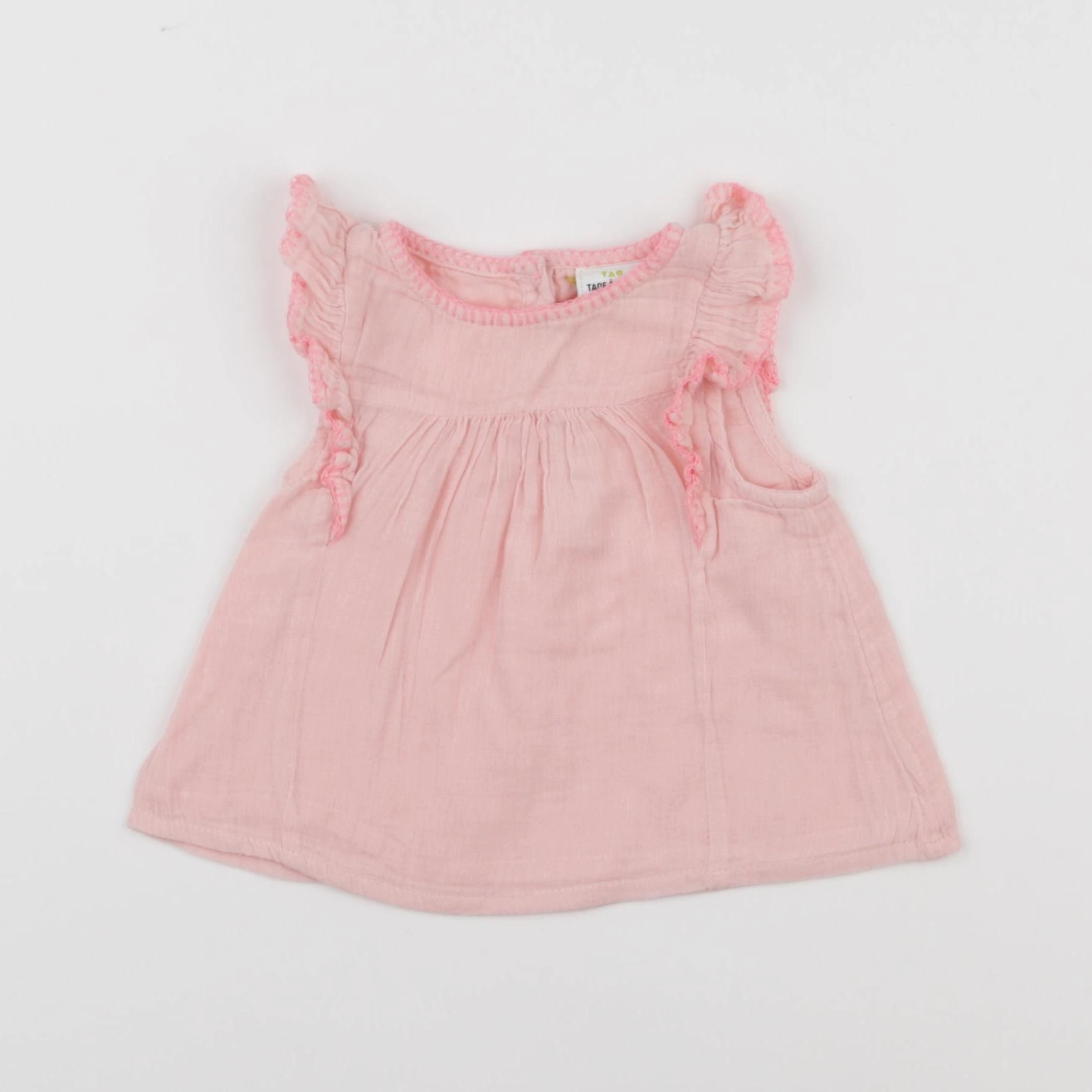 Tape à l'oeil - blouse rose - 6 mois