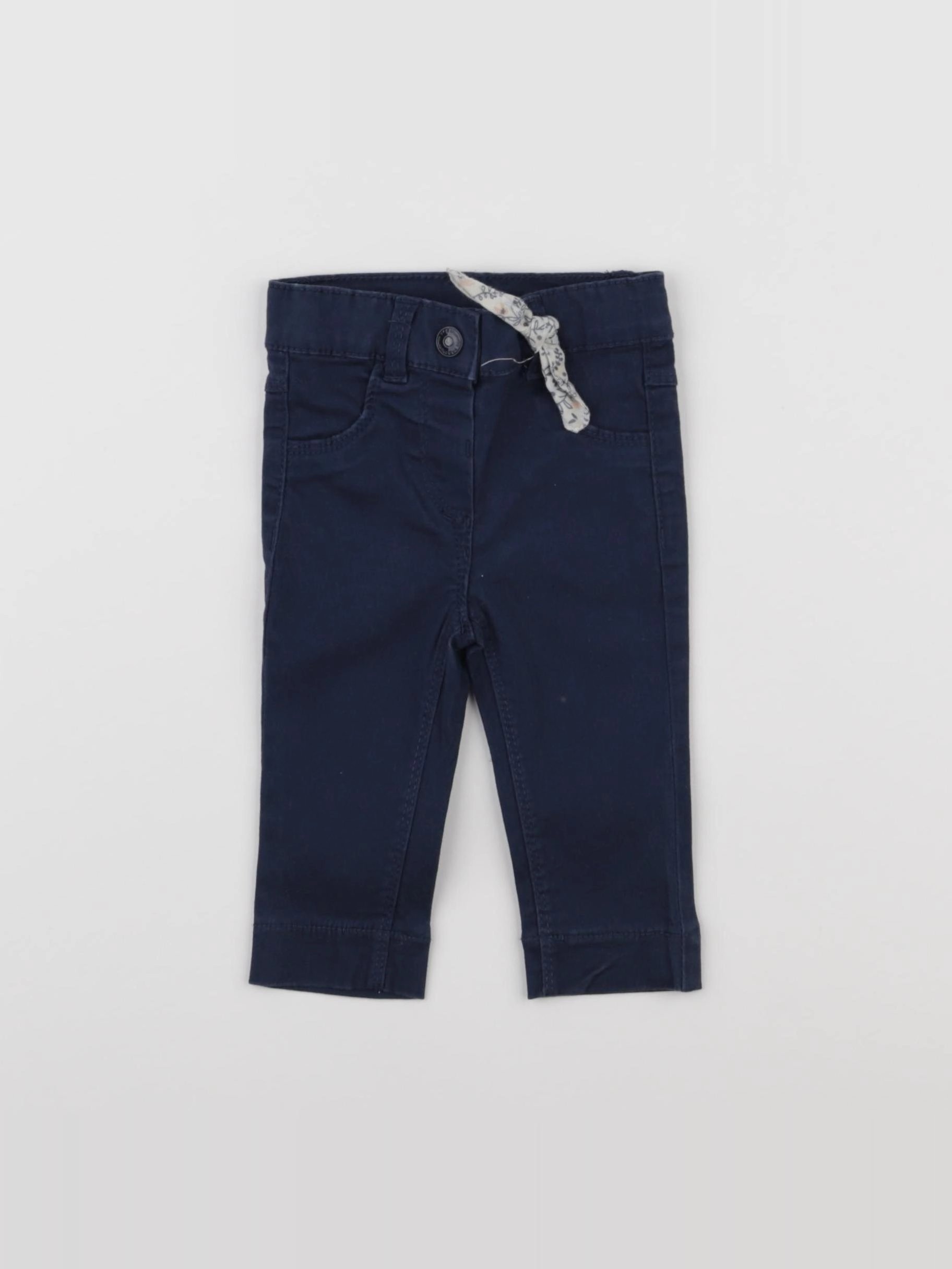 Tape à l'oeil - pantalon bleu - 3 mois