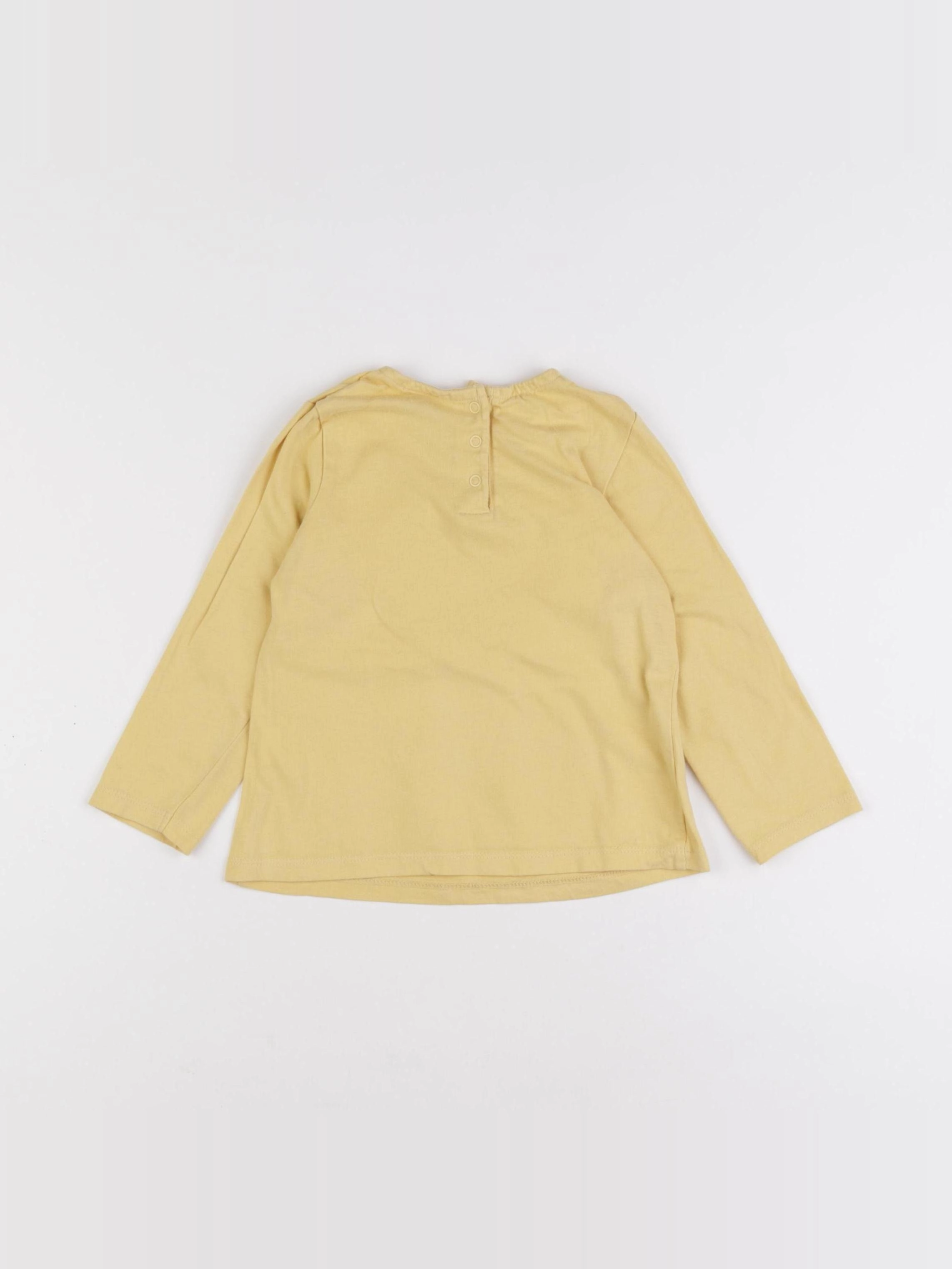 Tape à l'oeil - tee-shirt jaune - 2 ans