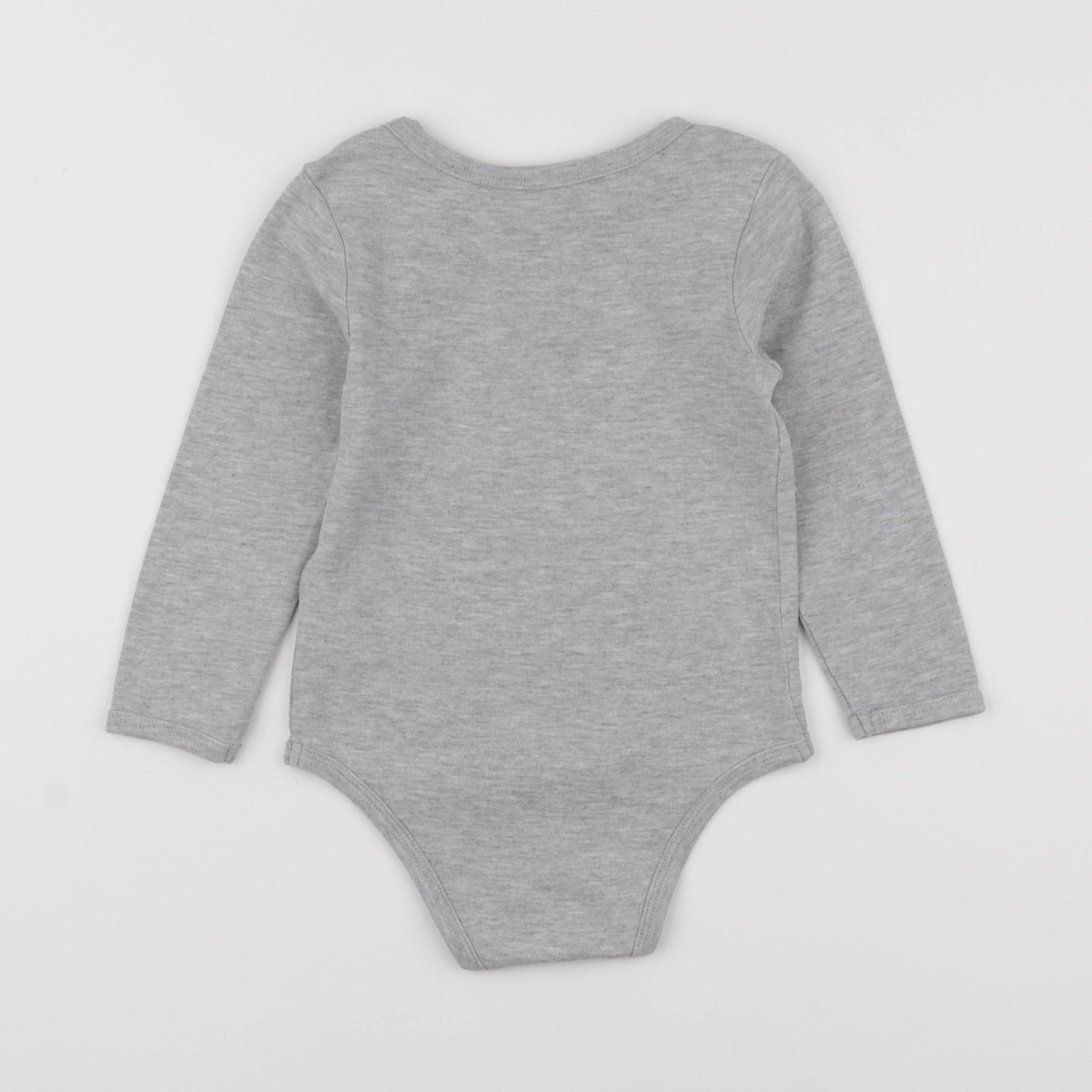 Vertbaudet - body gris - 36 mois
