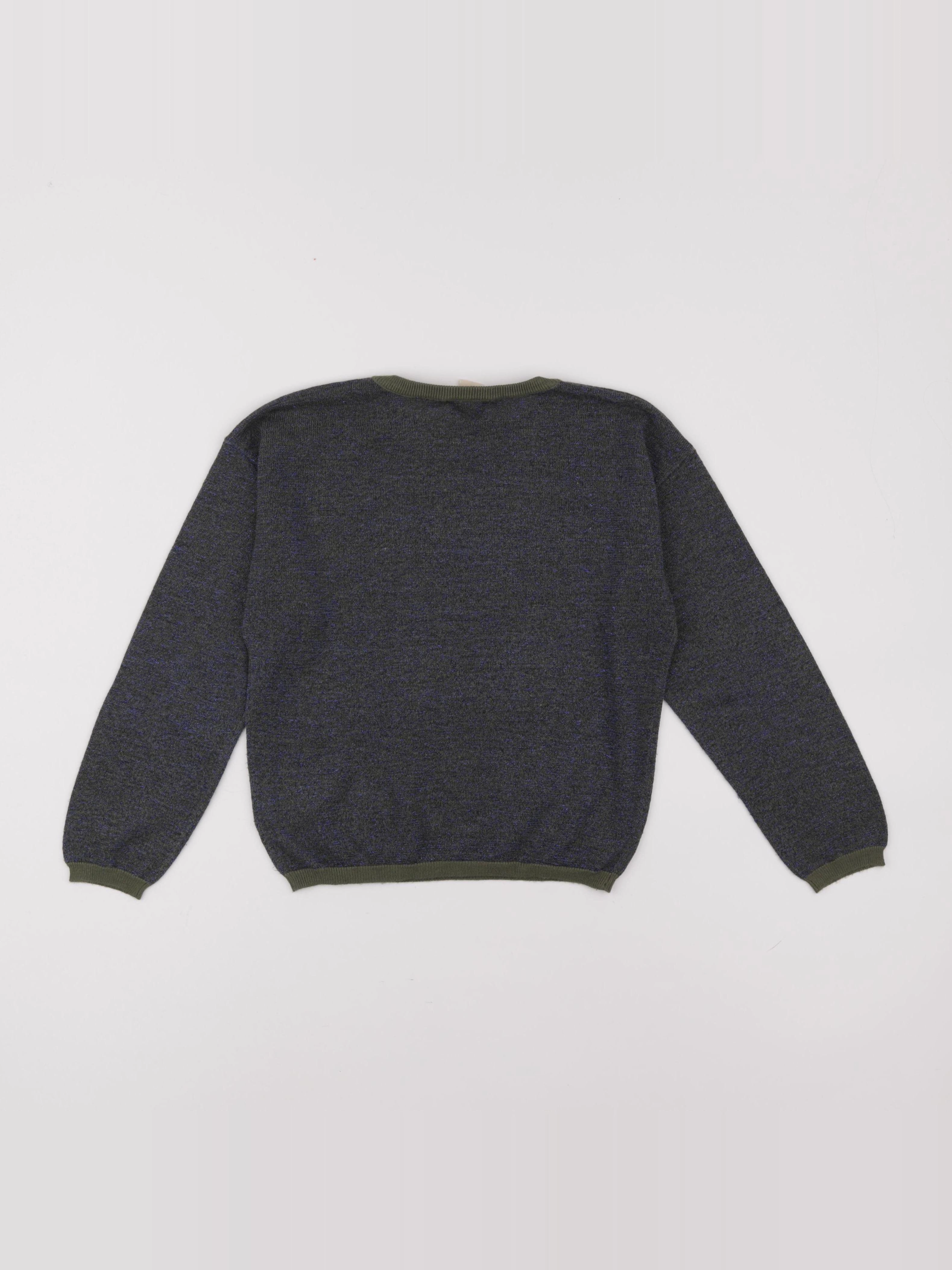Bellerose - pull vert, bleu - 8 ans