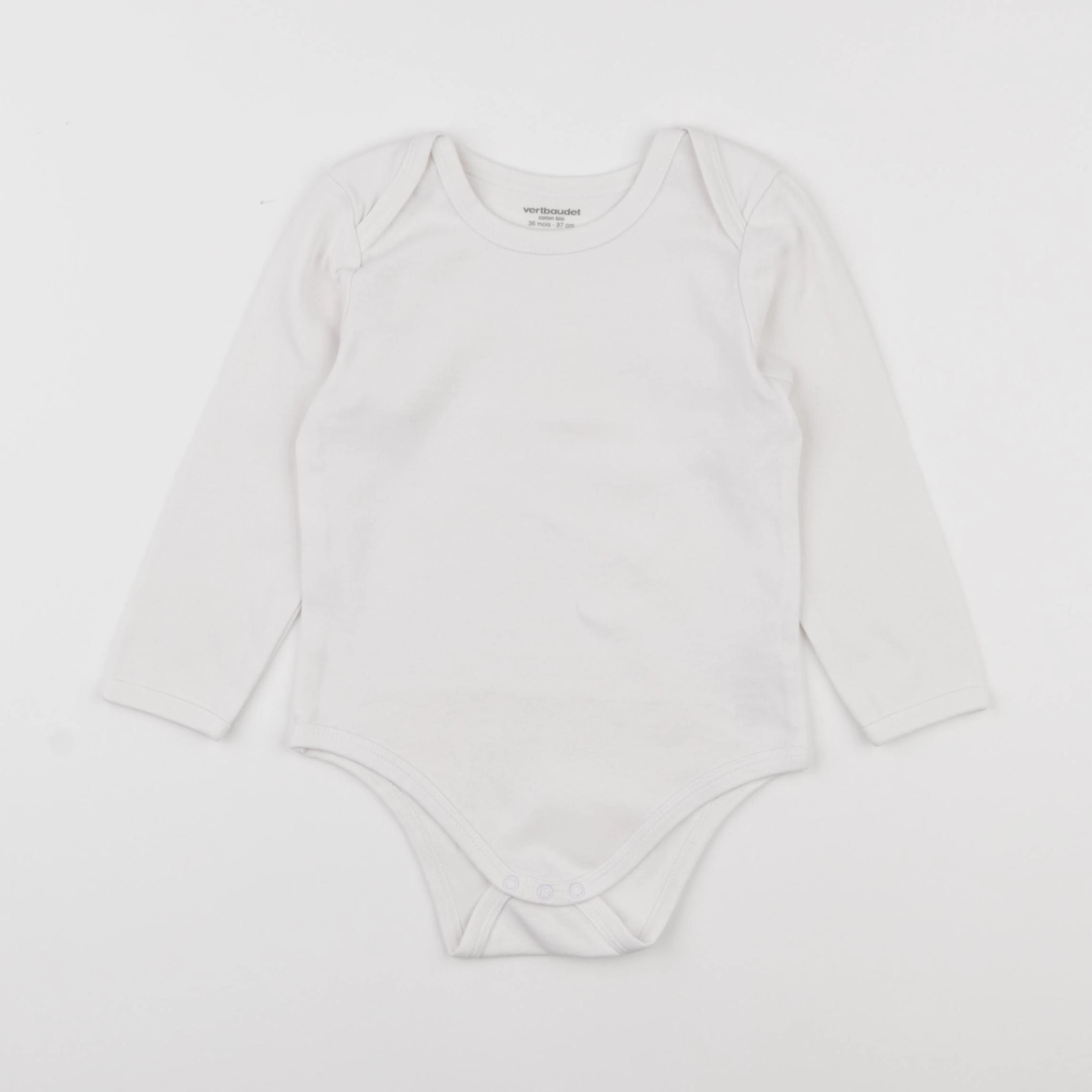 Vertbaudet - body blanc - 36 mois