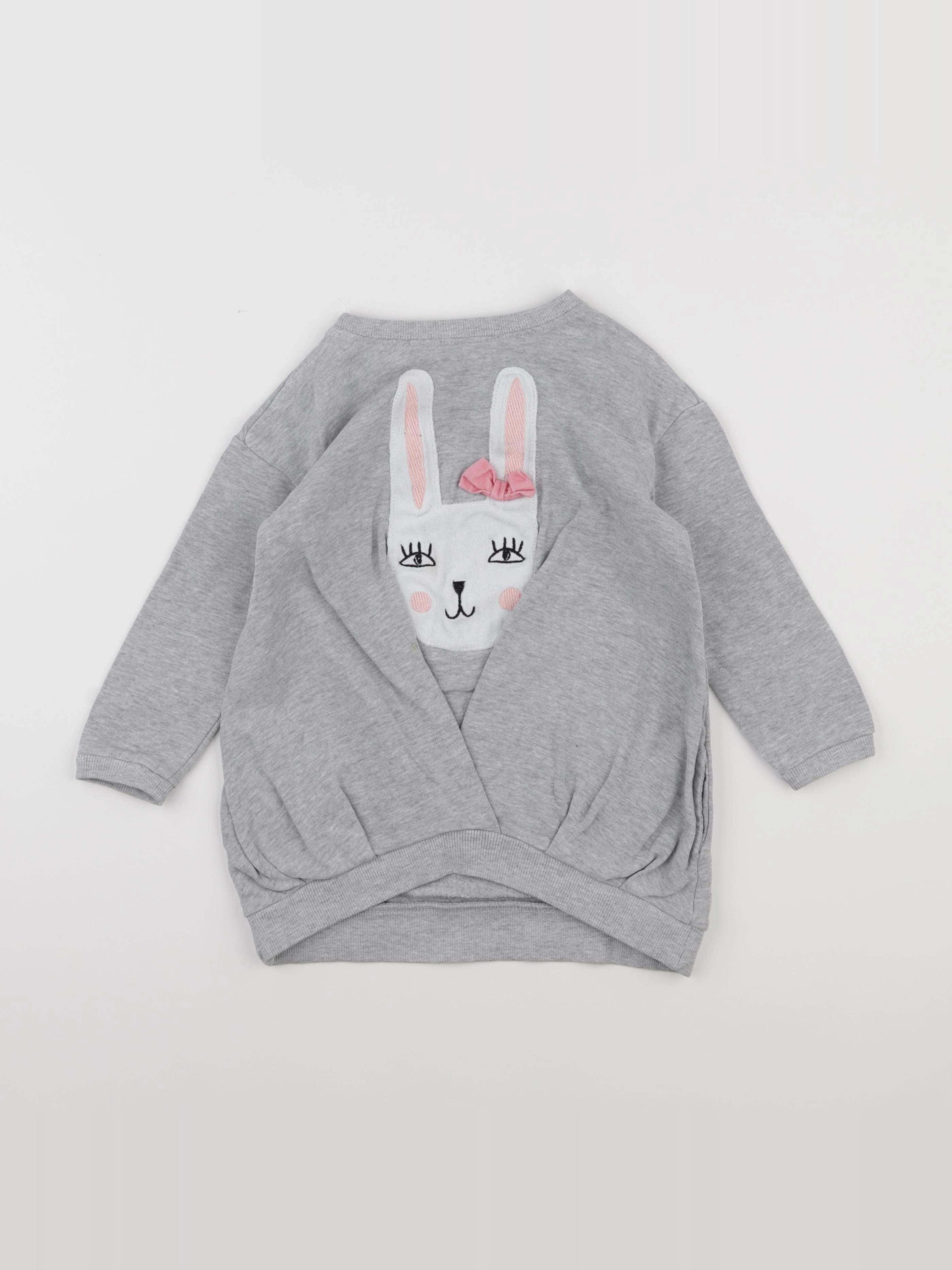 Vertbaudet - robe gris - 4 ans