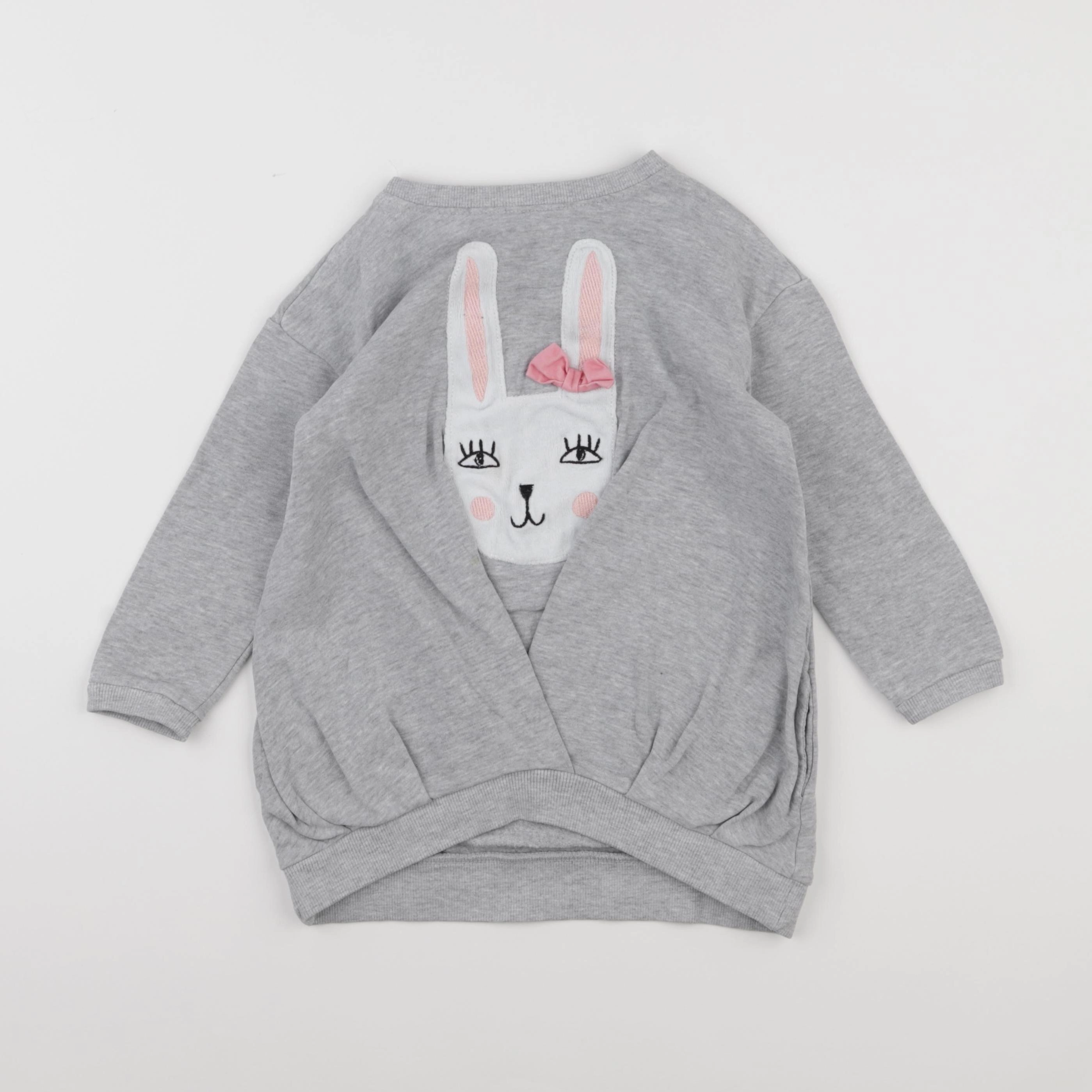 Vertbaudet - robe gris - 4 ans