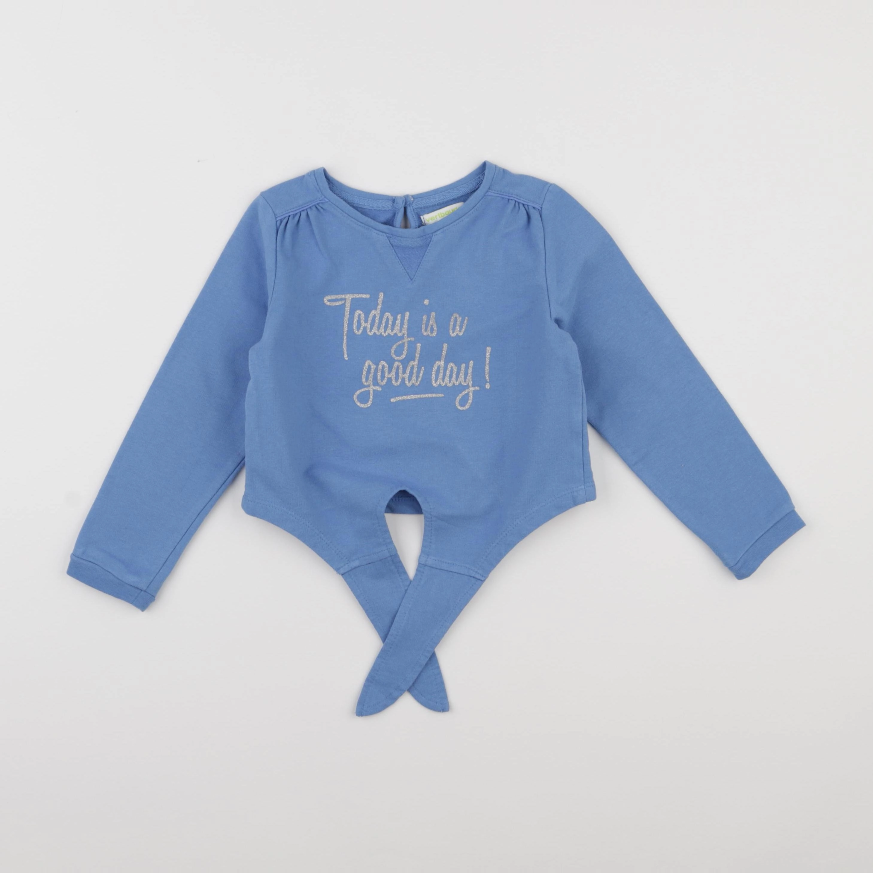 Vertbaudet - sweat bleu - 4 ans
