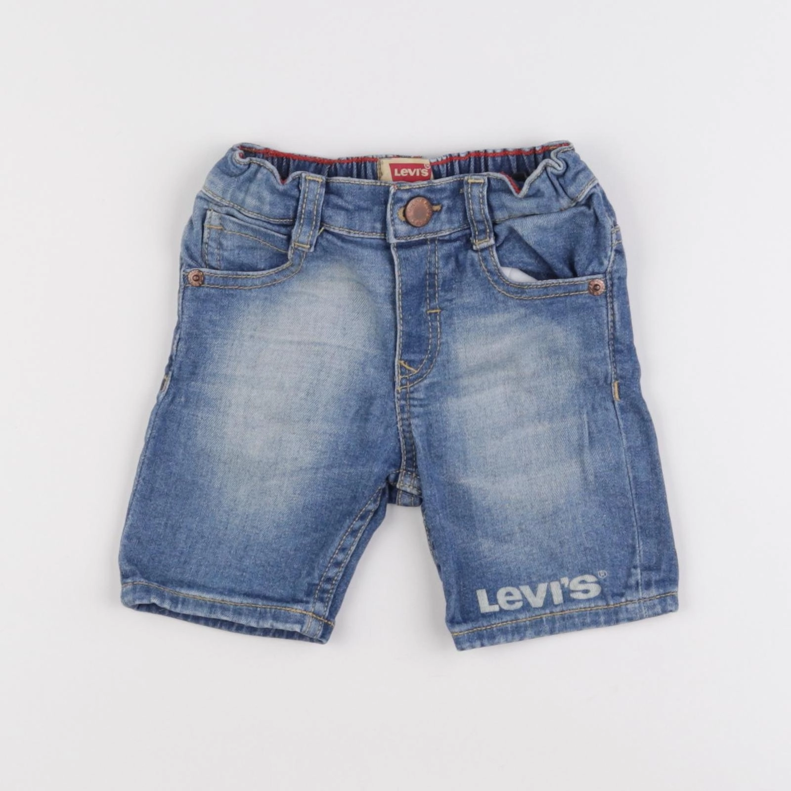 Levi's - short bleu - 18 mois