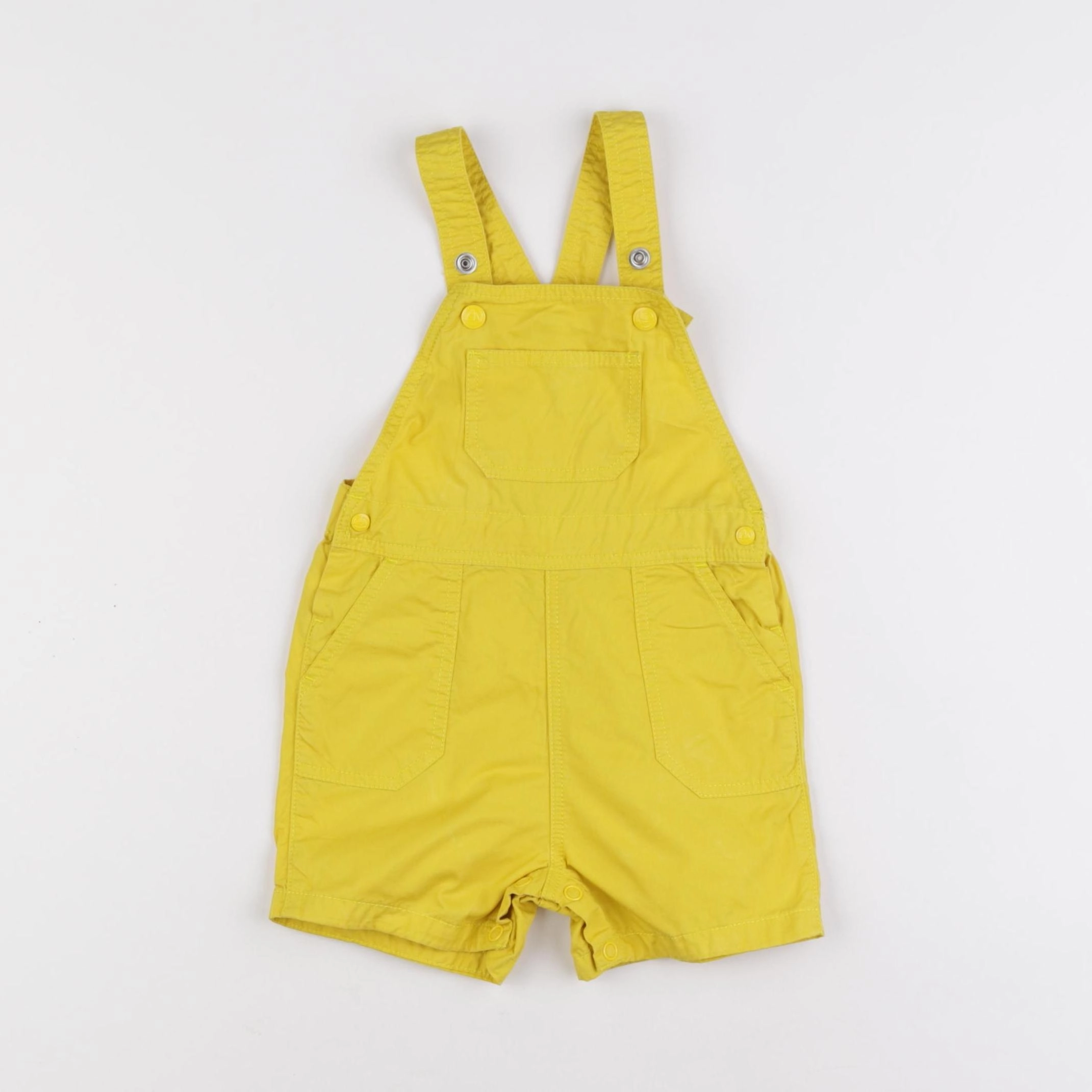 Petit Bateau - salopette jaune - 6 mois