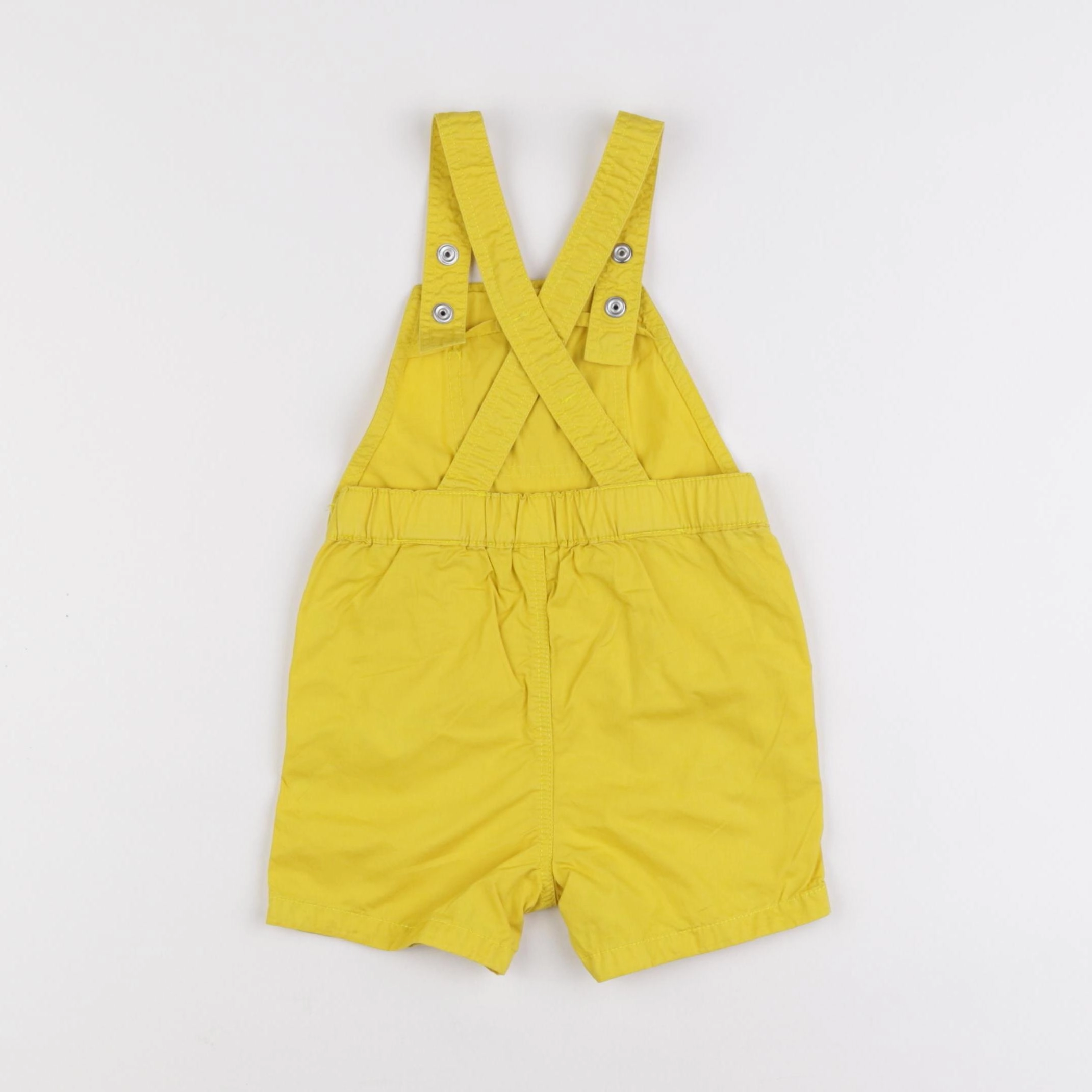 Petit Bateau - salopette jaune - 6 mois
