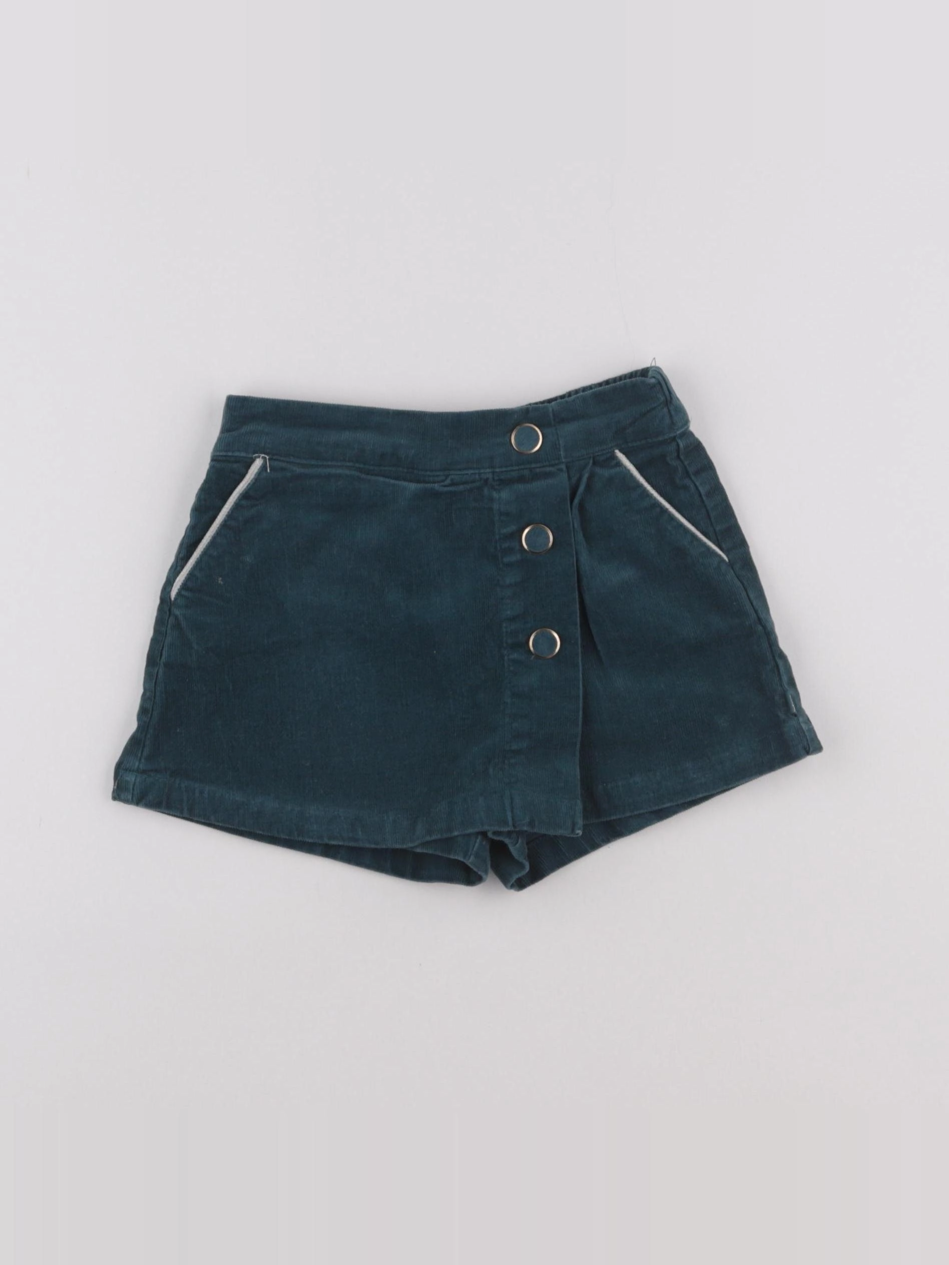 Okaidi - jupe short vert - 4 ans