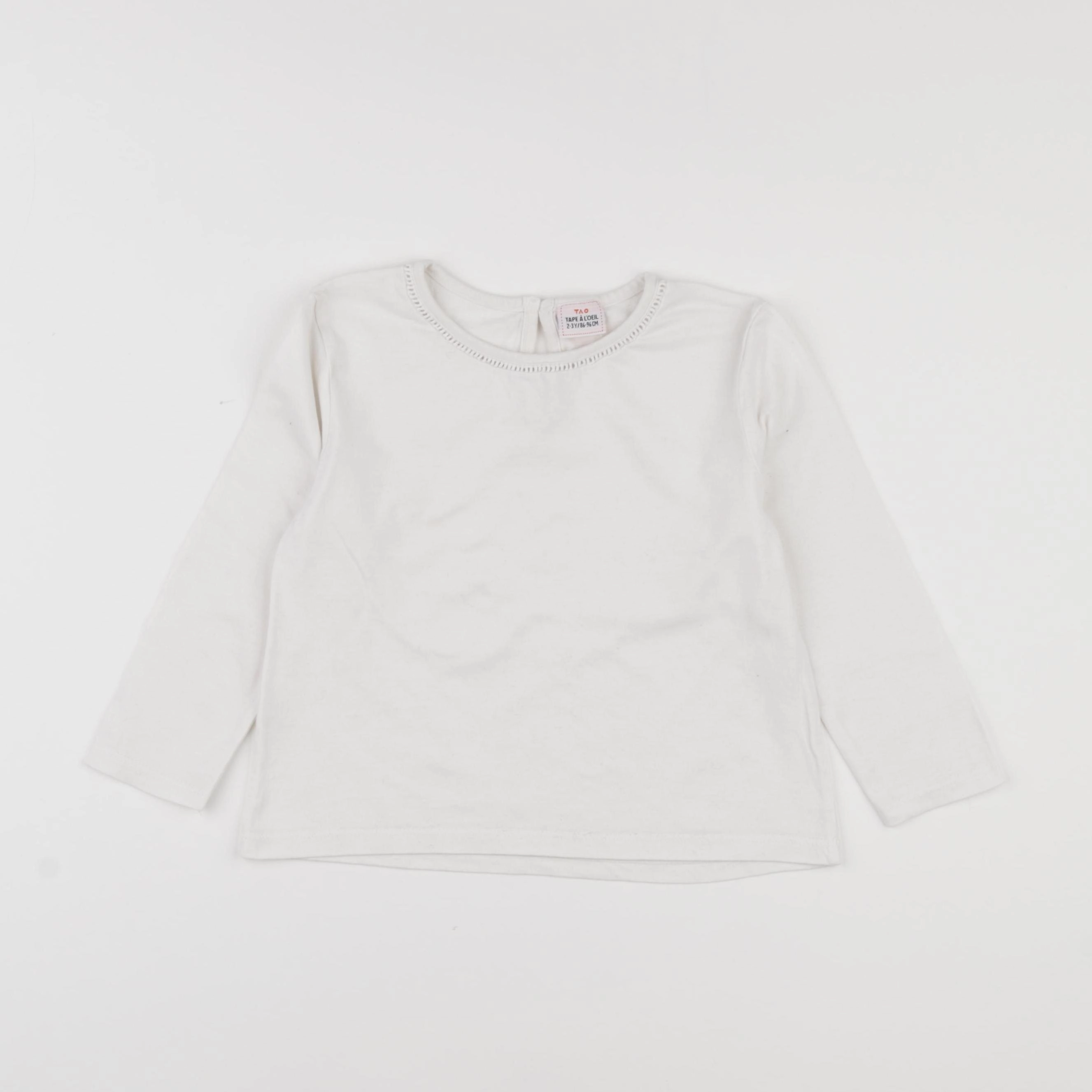 Tape à l'oeil - tee-shirt blanc - 2/3 ans