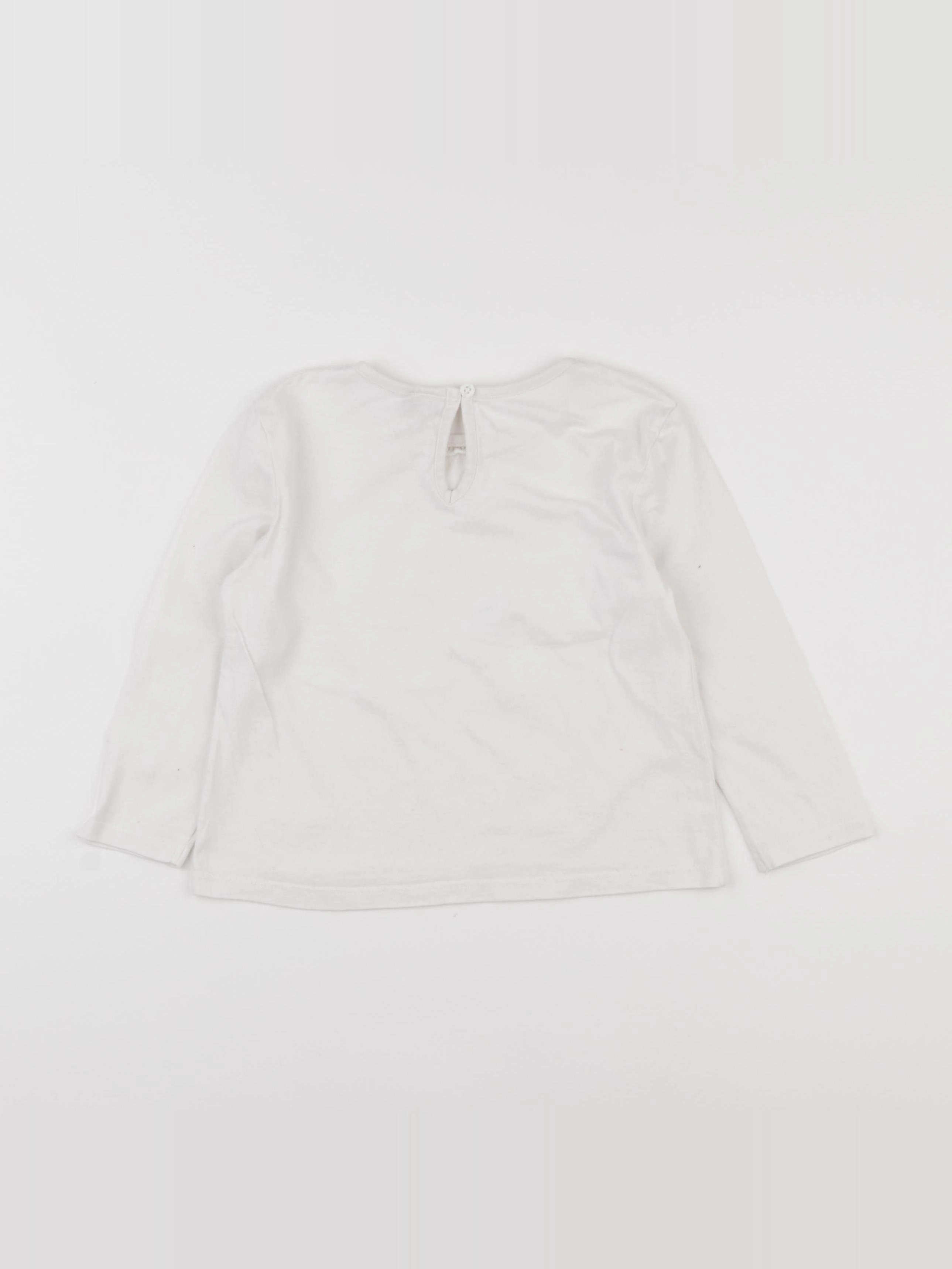 Tape à l'oeil - tee-shirt blanc - 2/3 ans