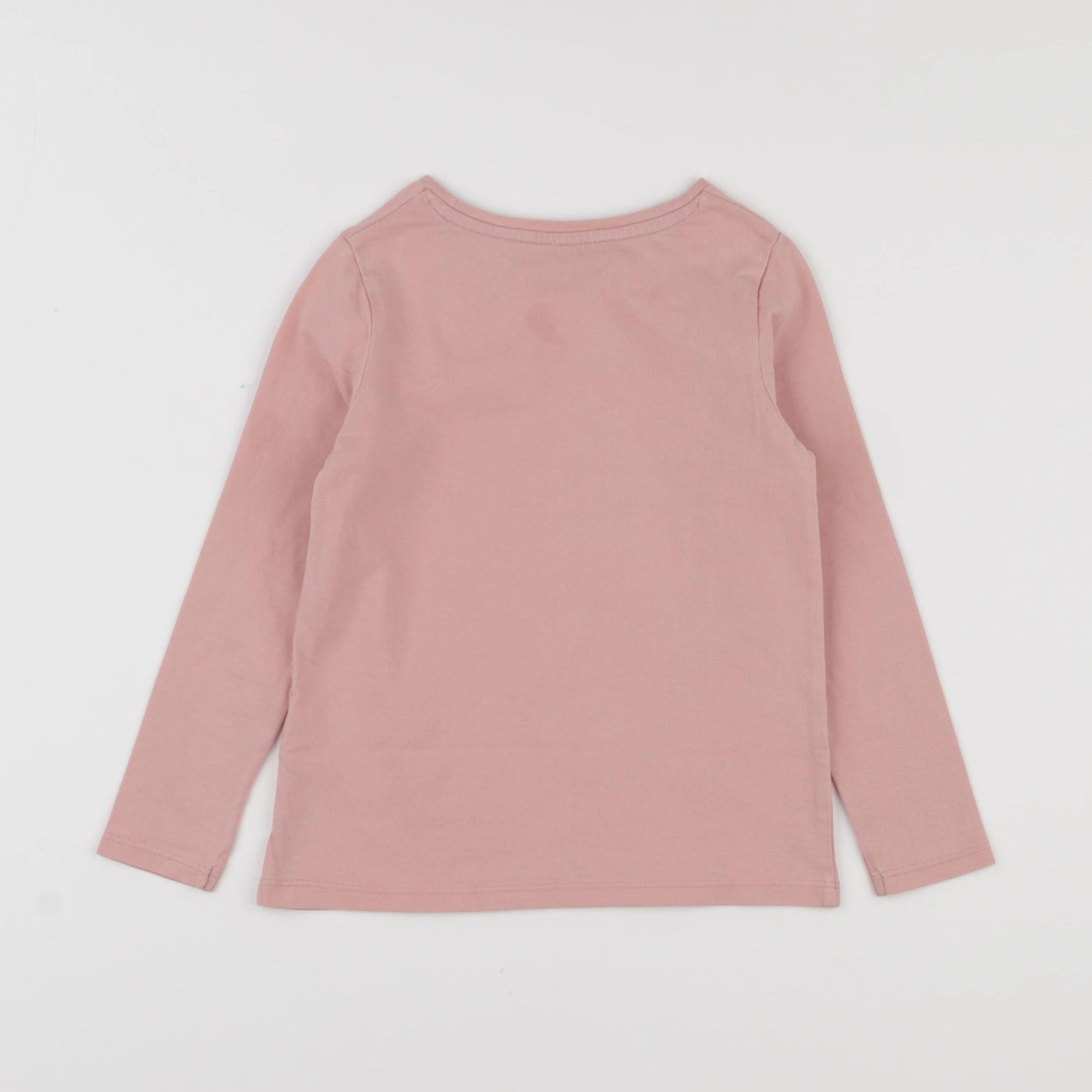 Vertbaudet - tee-shirt rose - 4 ans