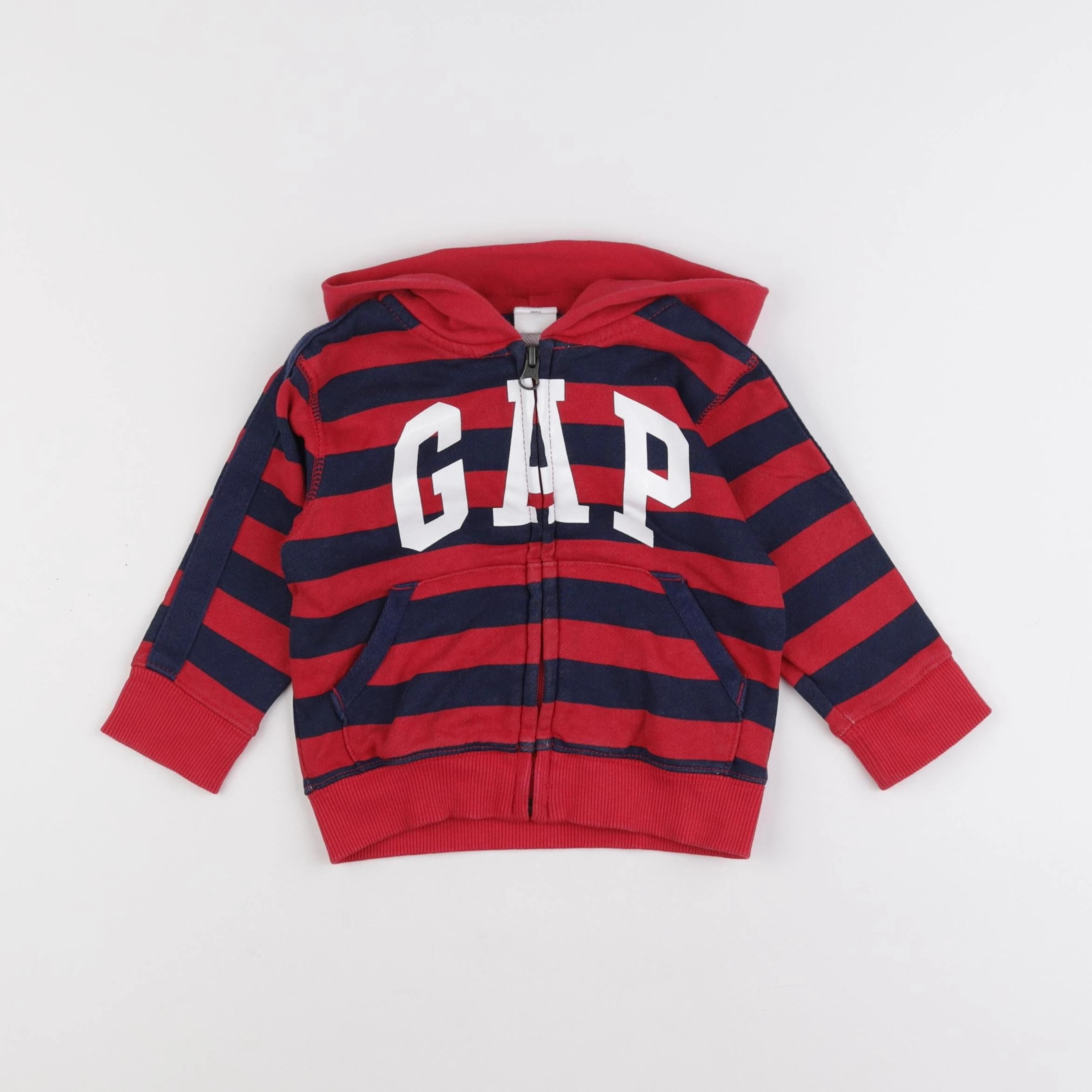 GAP - sweat rouge - 12/18 mois
