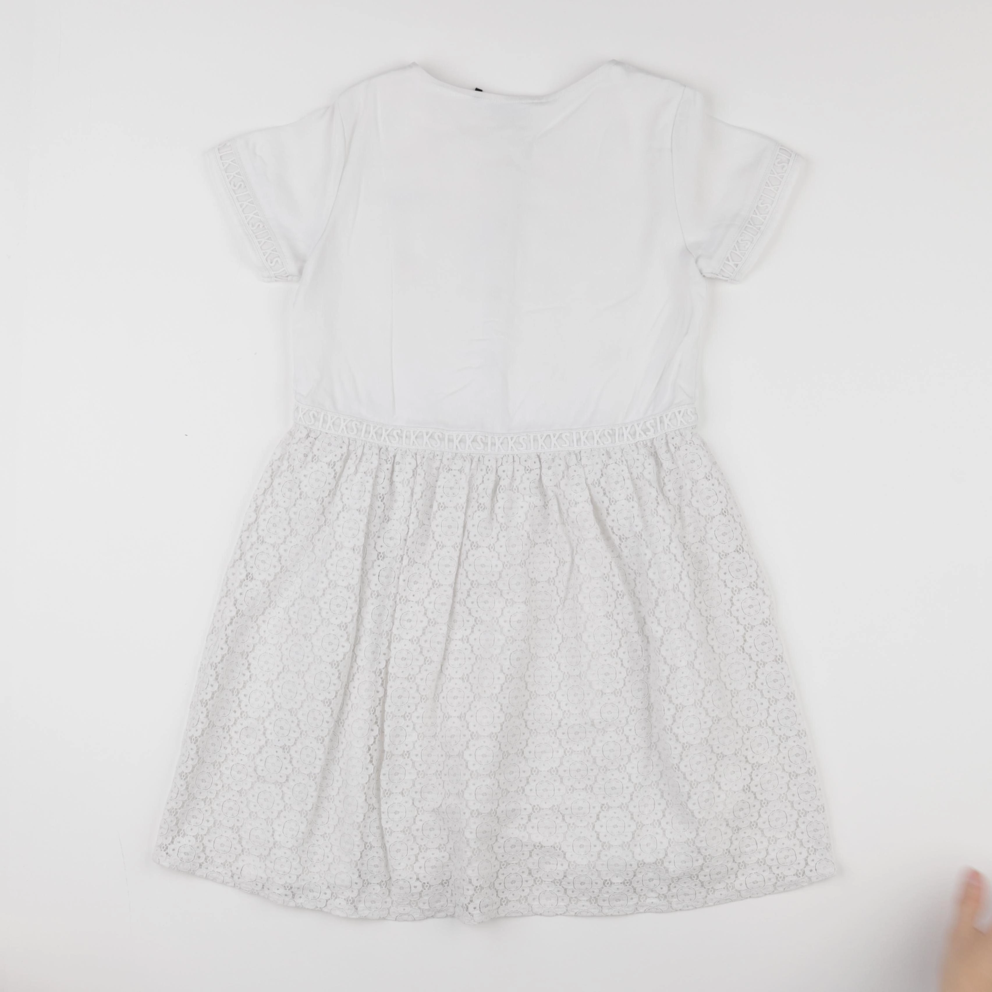 IKKS - robe blanc - 10 ans